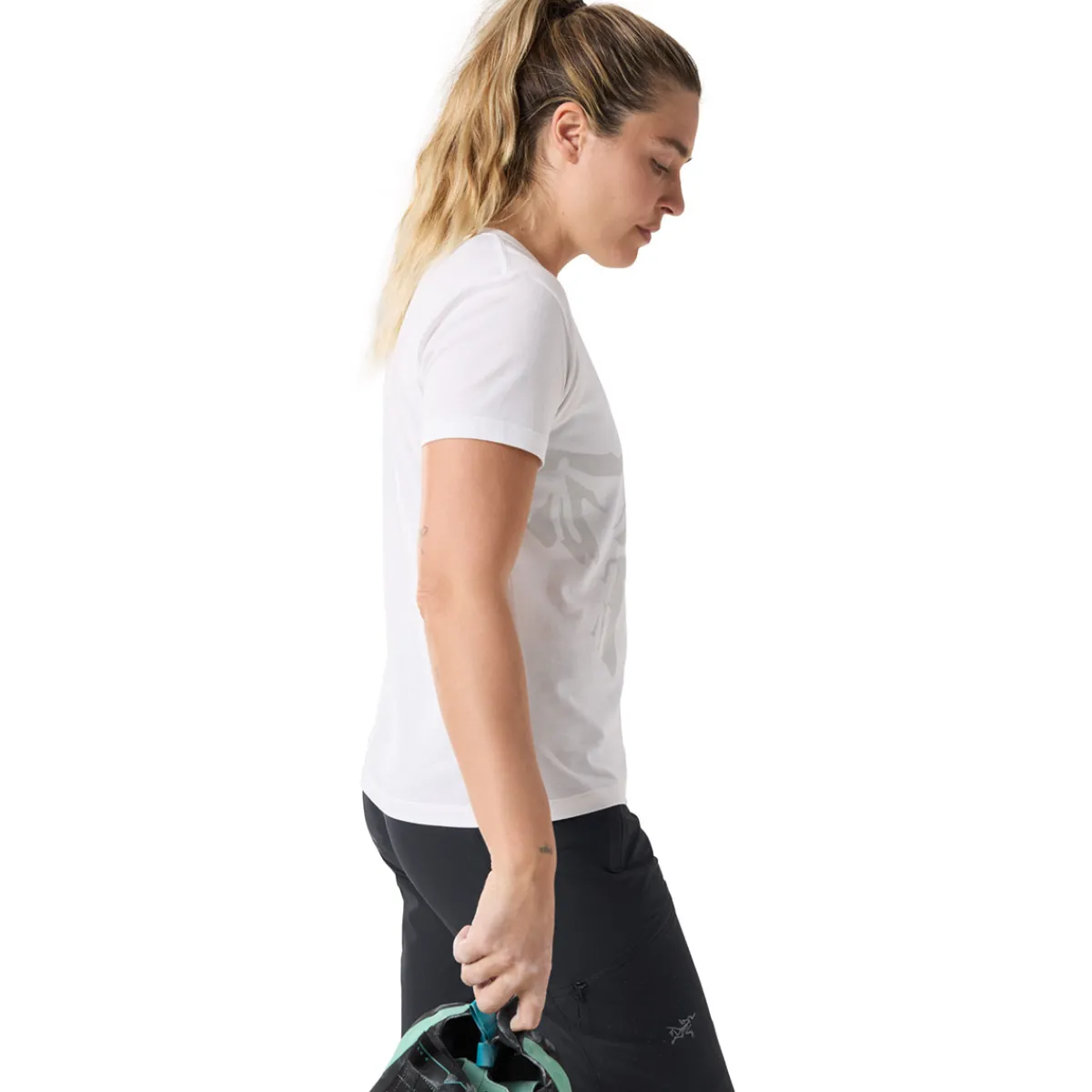 Arc'teryx Bird Cotton T-Shirt SS W women's t-shirt White Light Outlet
