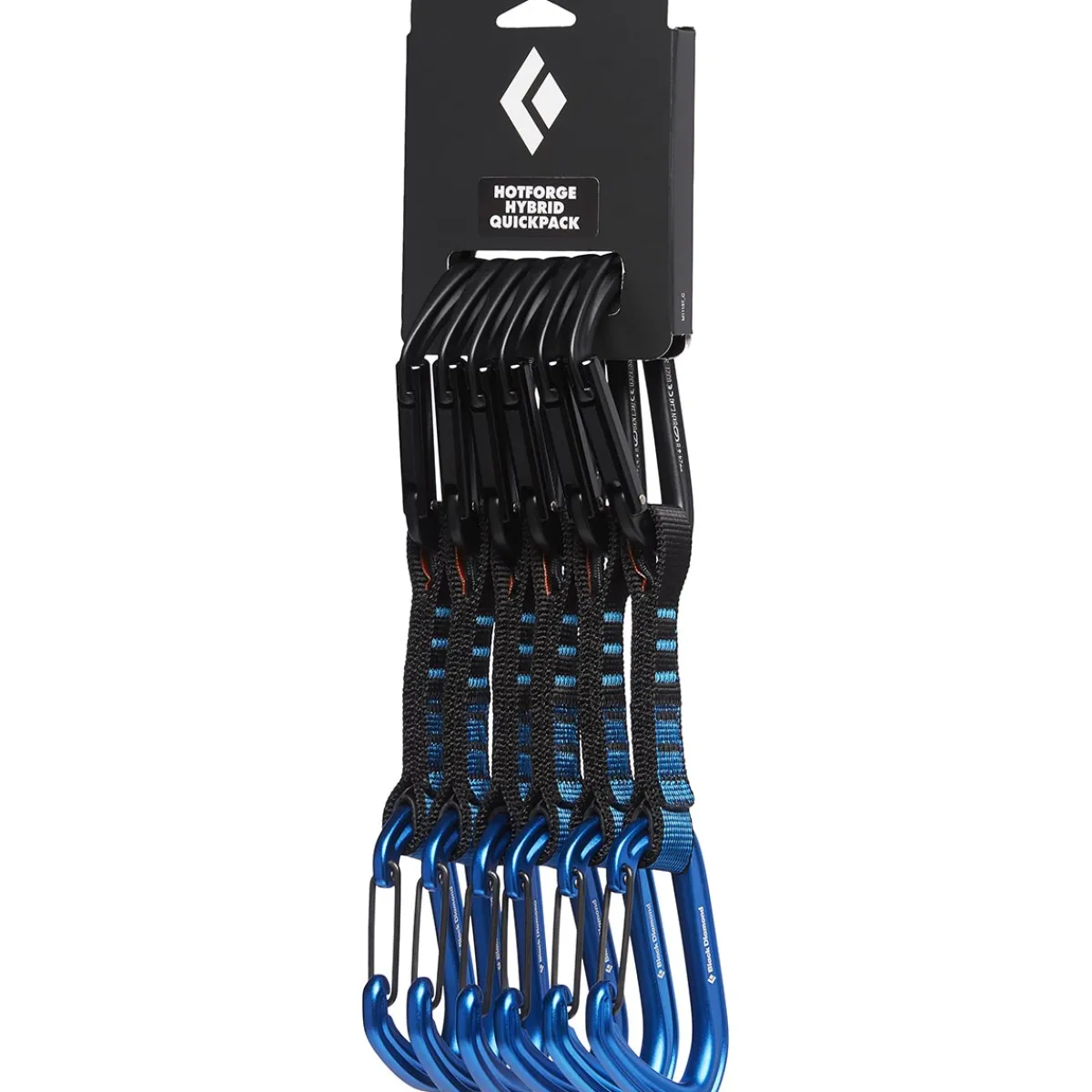 Black Diamond BD Hotforge Hybrid QuickPack 6 Pack climbing quickdraws Cheap