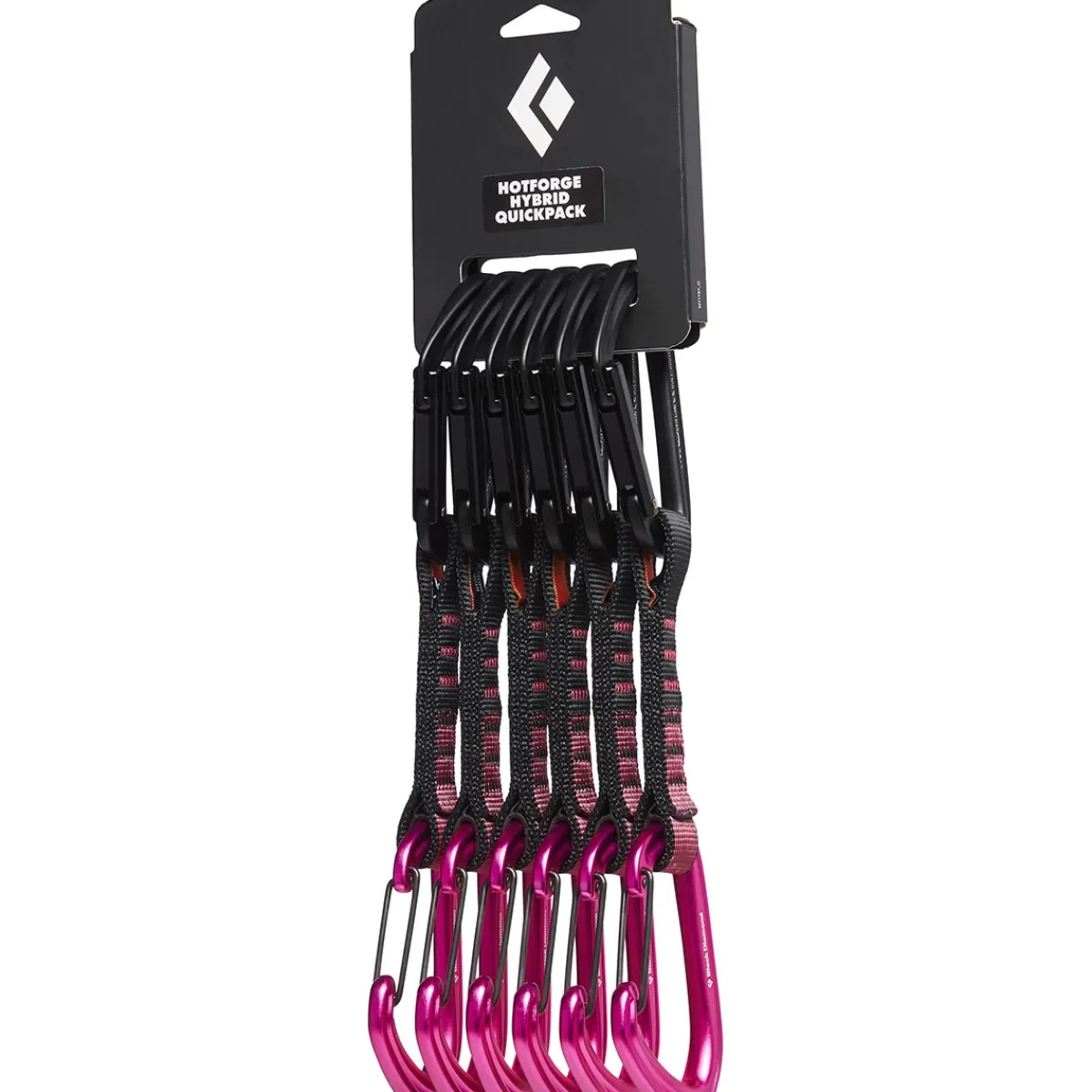 Black Diamond BD Hotforge Hybrid QuickPack 6 Pack climbing quickdraws Cheap