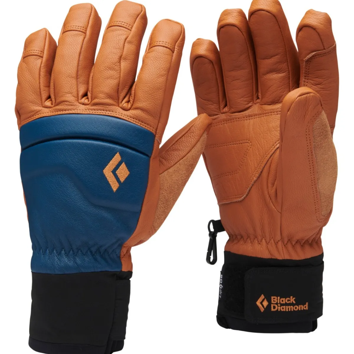 Black Diamond BD Spark Gloves ski gloves Henna/Ink Blue New