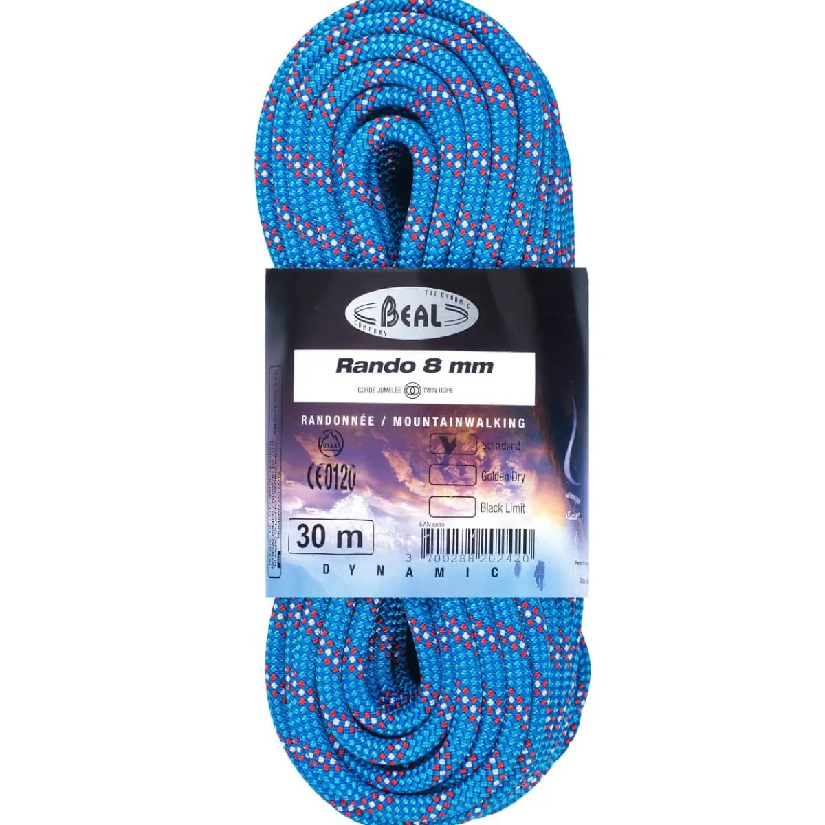 Beal Rando 8 mm Classic climbing twin rope Discount