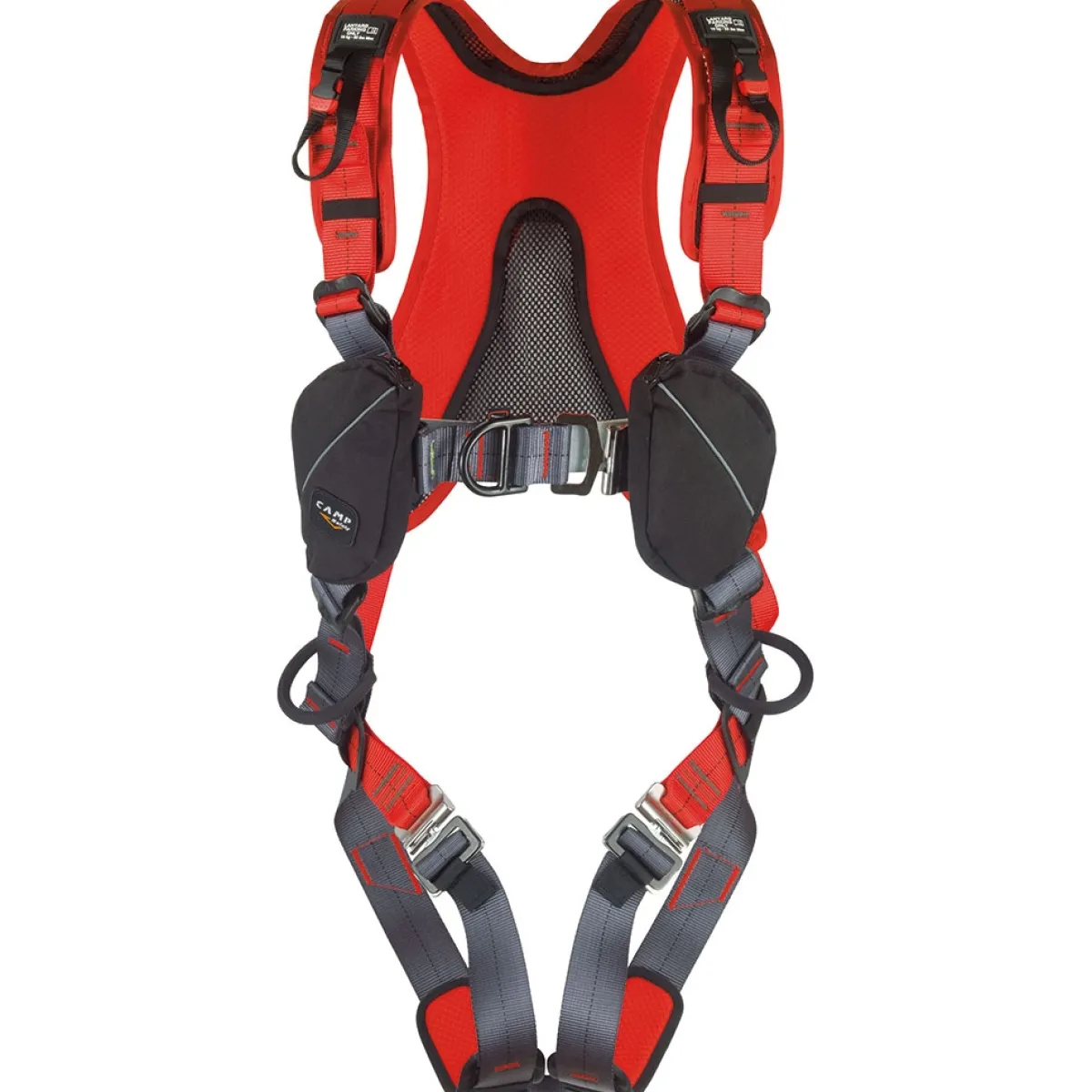 CAMP Safety Focus Vest ANSI fall arrest work harness Red/Grey New