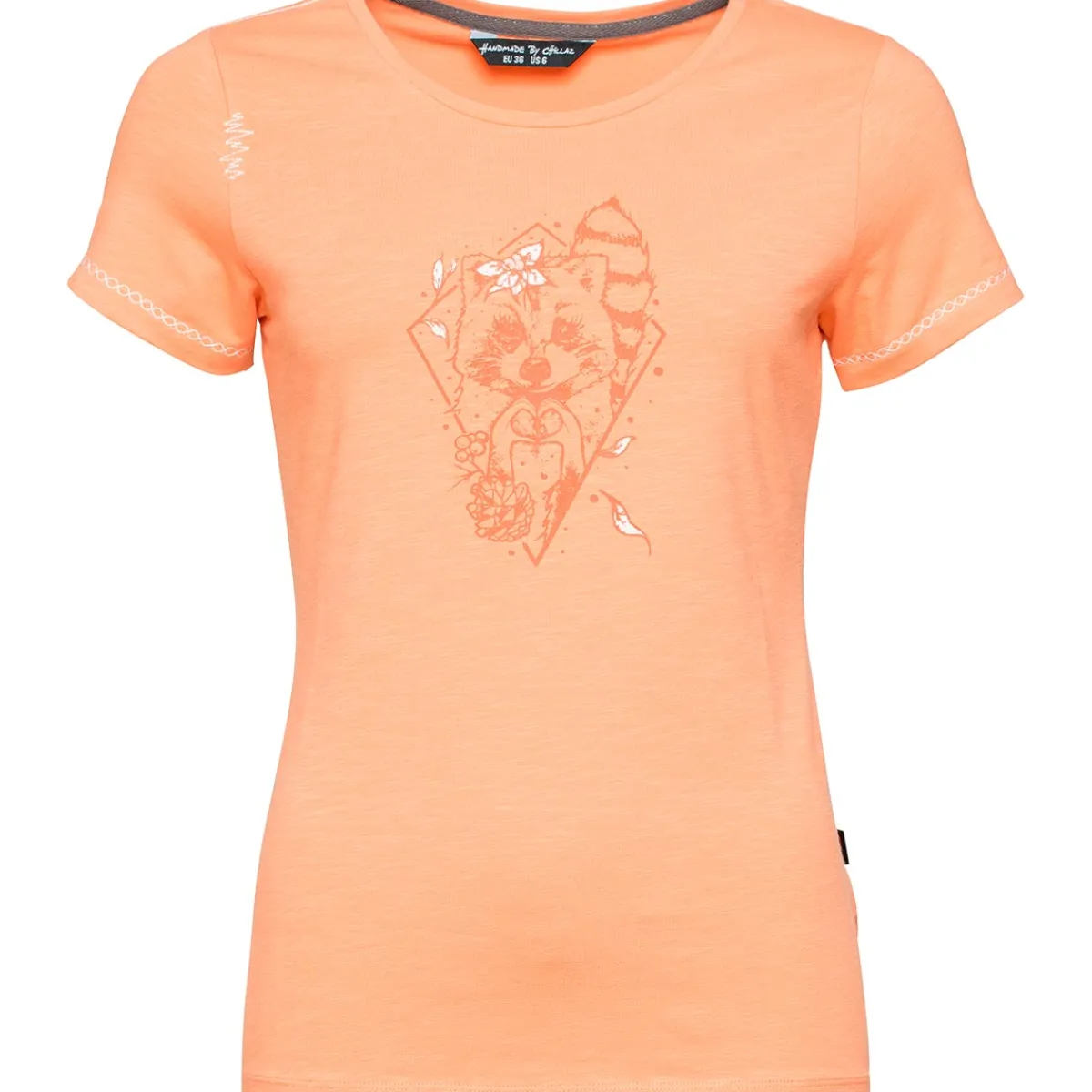 Chillaz Gandia Little Bear Heart women's t-shirt Coral Cheap