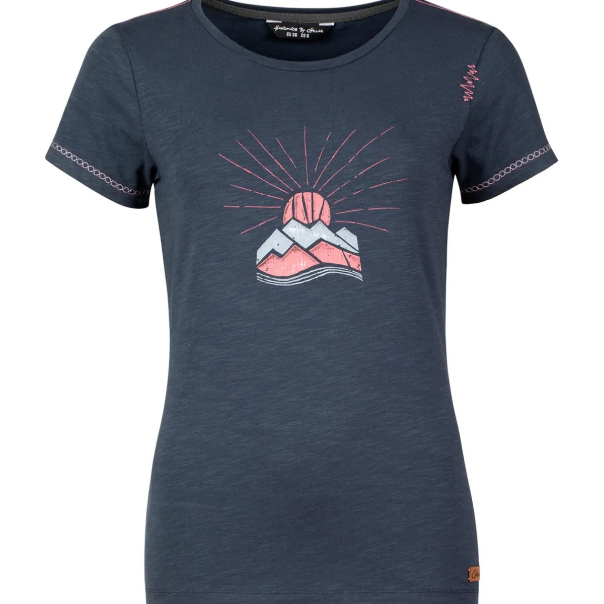 Chillaz Gandia Mountain Watercolor women's t-shirt Dark blue Shop