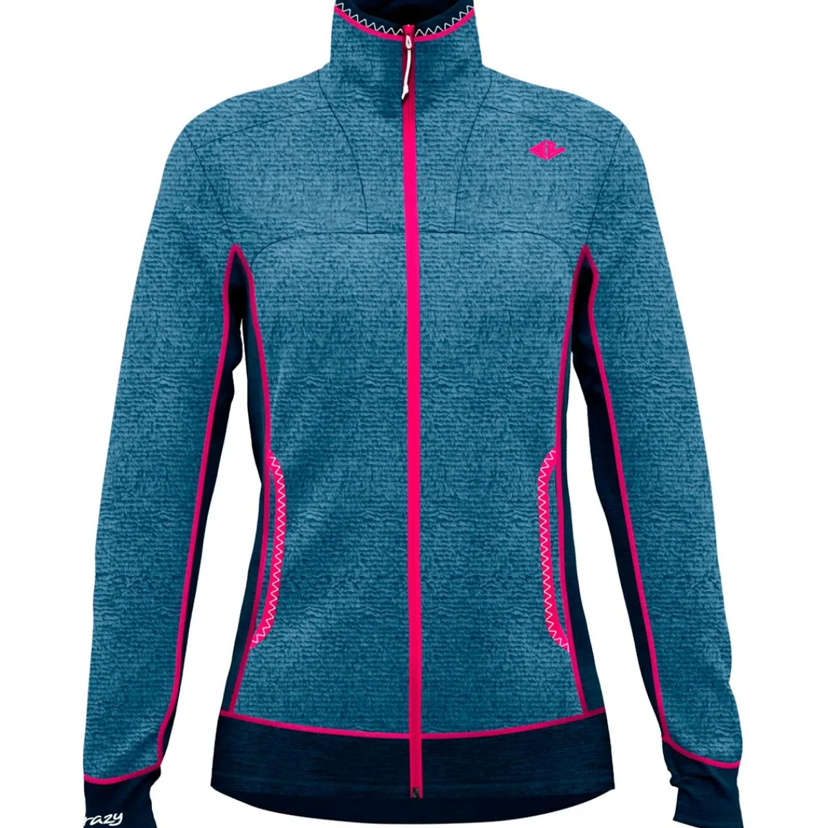 Crazy Idea Pull Exit Extrafleece Woman women's technical polar fleece Cheap