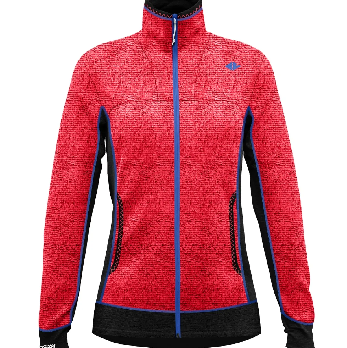 Crazy Idea Pull Exit Extrafleece Woman women's technical polar fleece Cheap