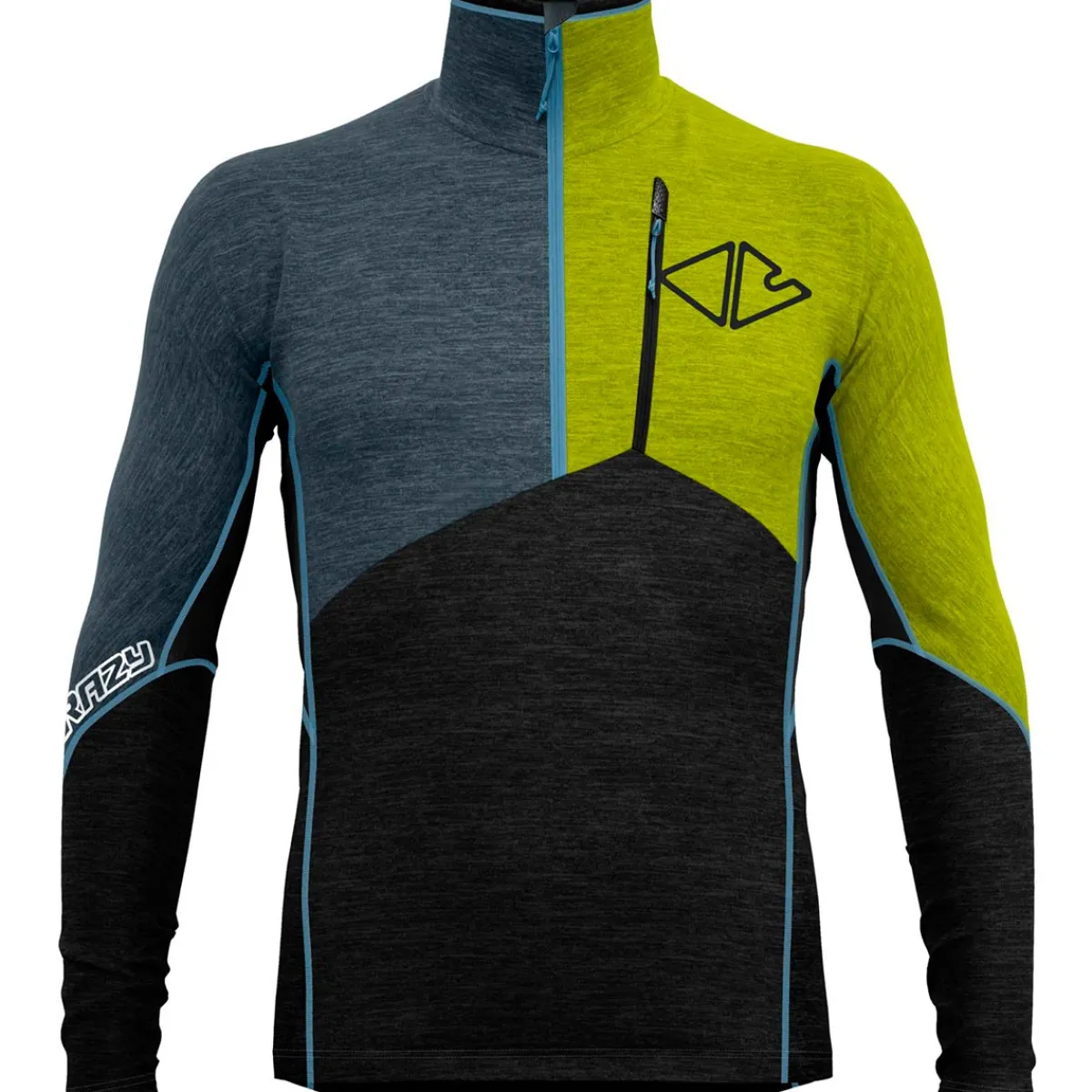 Crazy Idea Pull Flame Men's technical polar fleece Discount