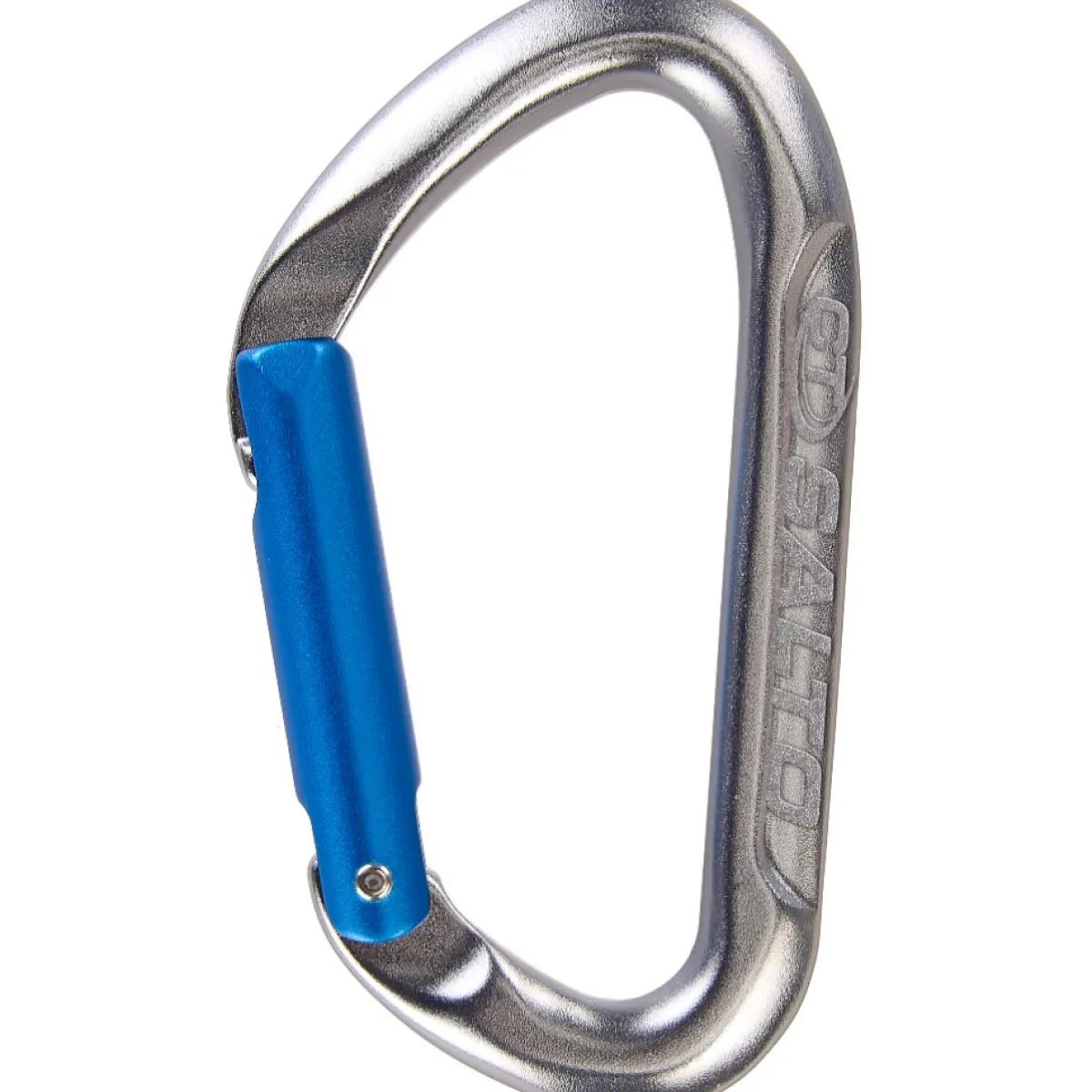 Climbing Technology CT Salto S climbing carabiner with straight gate Titanium/Blue Sale