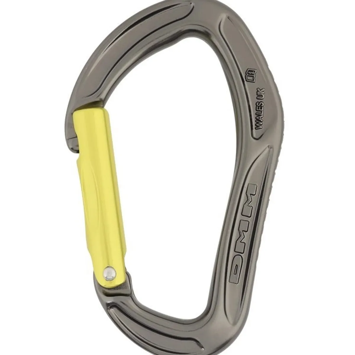 DMM Alpha Sport climbing carabiner with straight gate Titanium/Red Discount