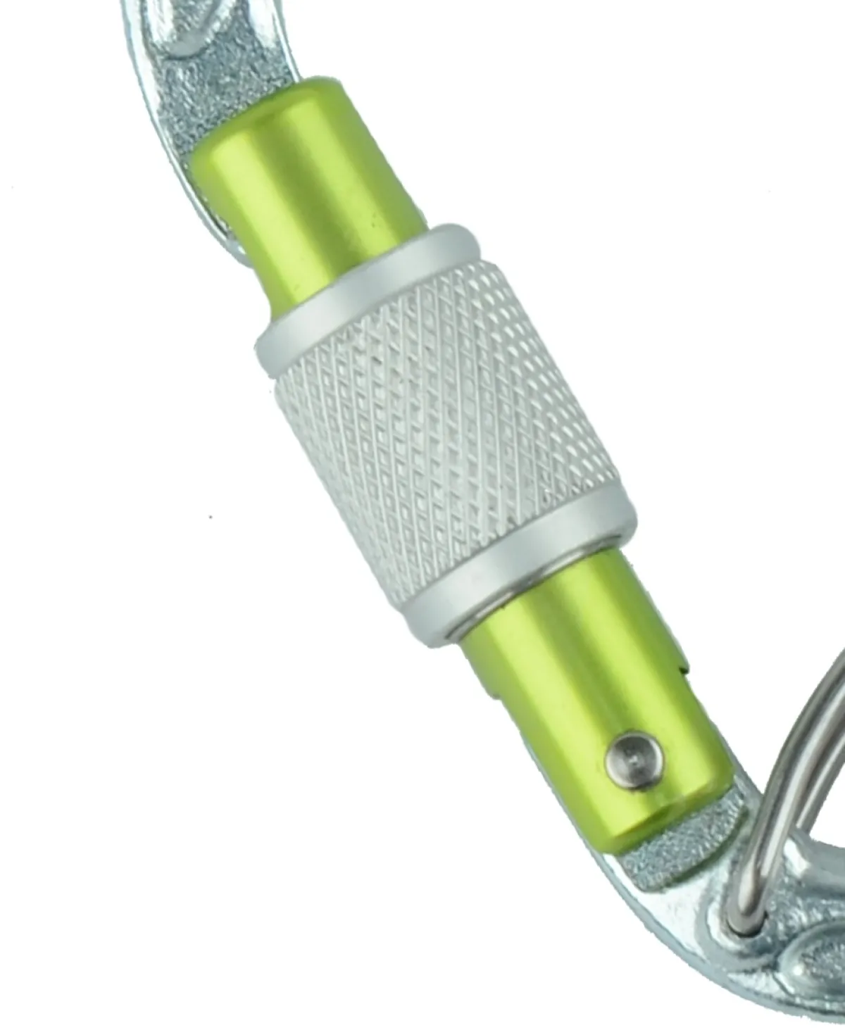 Edelrid HMS Bruce Steel Screw FG II screw gate climbing carabiner Outlet