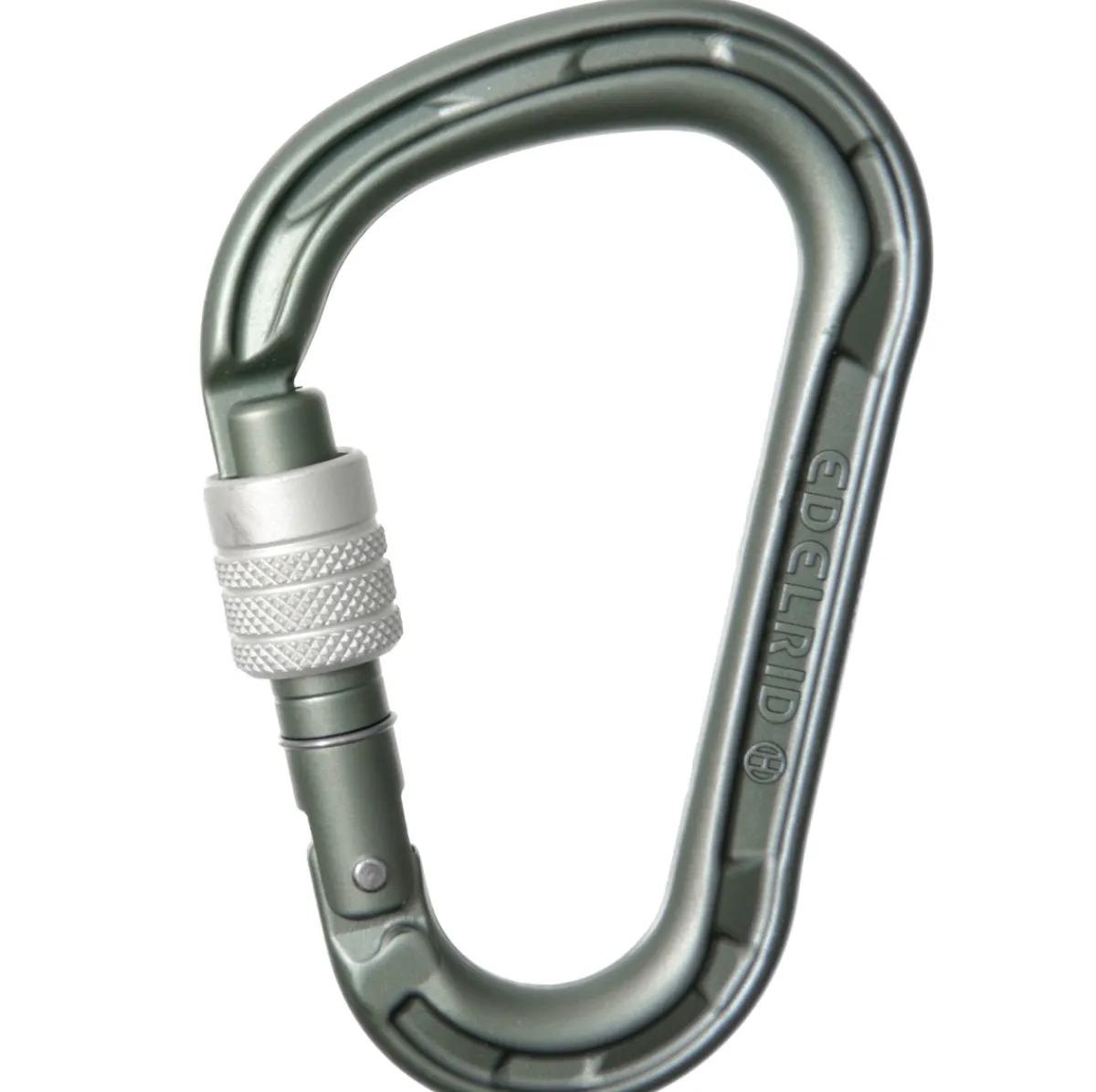 Edelrid HMS Magnum Screw II screw gate climbing carabiner Slate Cheap