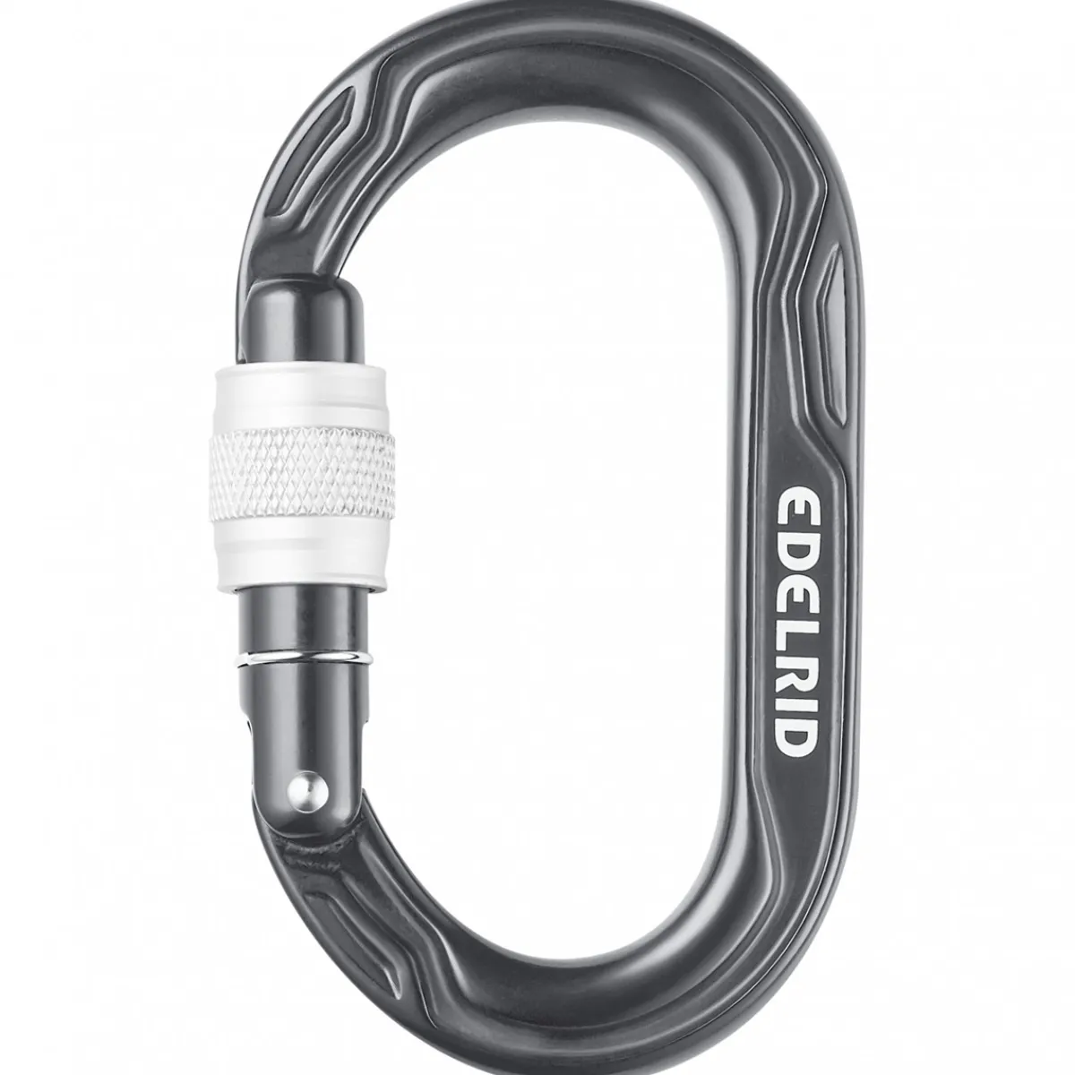 Edelrid Kiwi Screw screw gate climbing carabiner Anthracite New