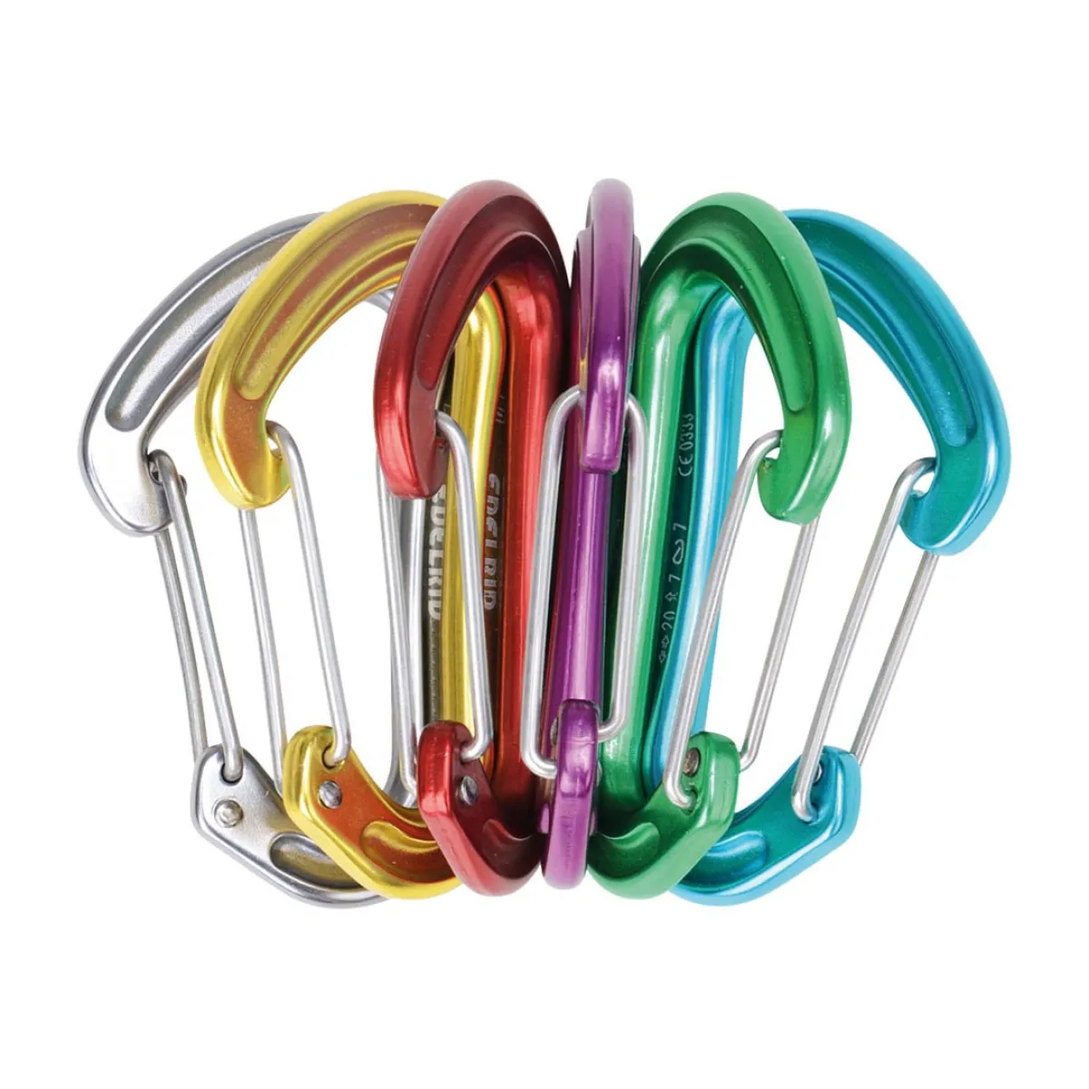 Edelrid Nineteen G Sixpack set 6 climbing carabiners Best