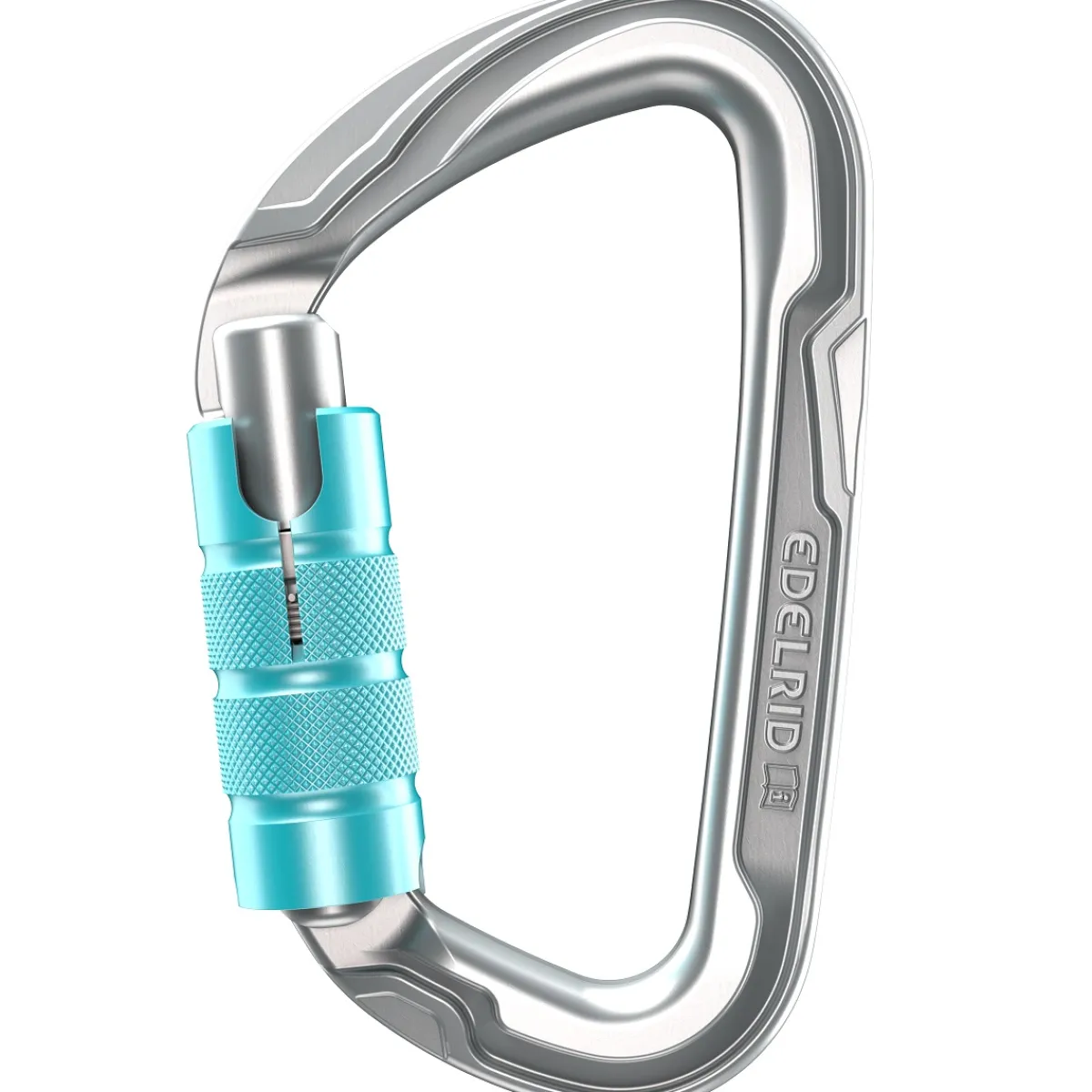Edelrid Pure Triple III triact lock climbing carabiner Icemint Flash Sale