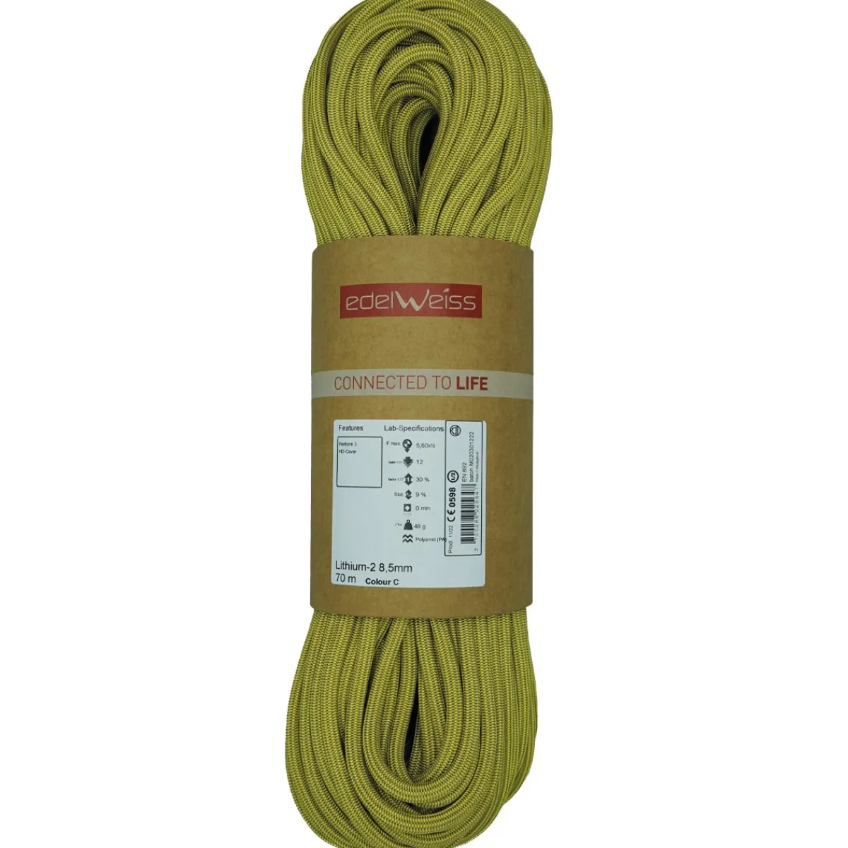 Edelweiss Lithium 8.5 mm Perform 3 climbing and mountaineering half rope Cheap