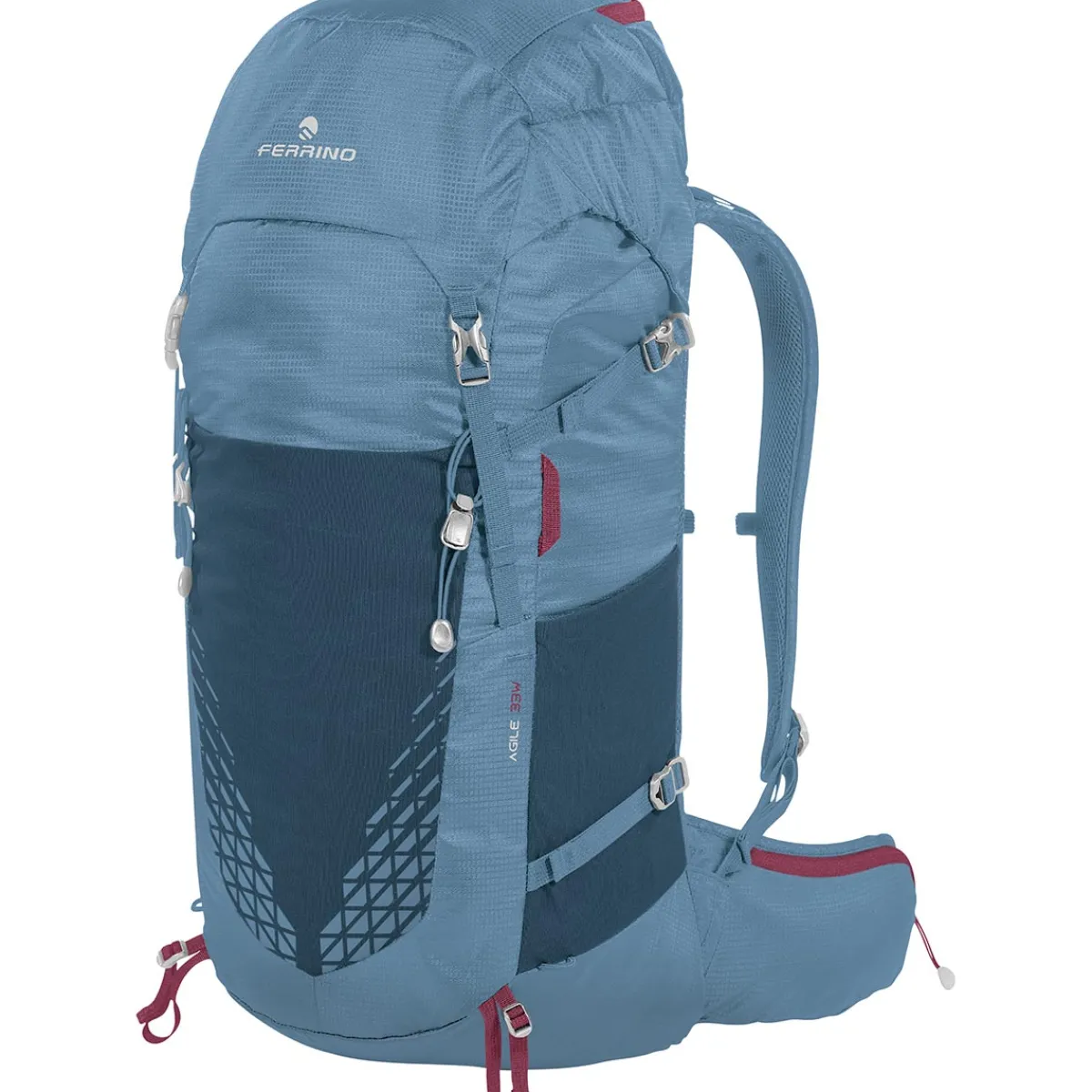 Ferrino Agile 33 Lady trekking backpack Blue/Red Cheap