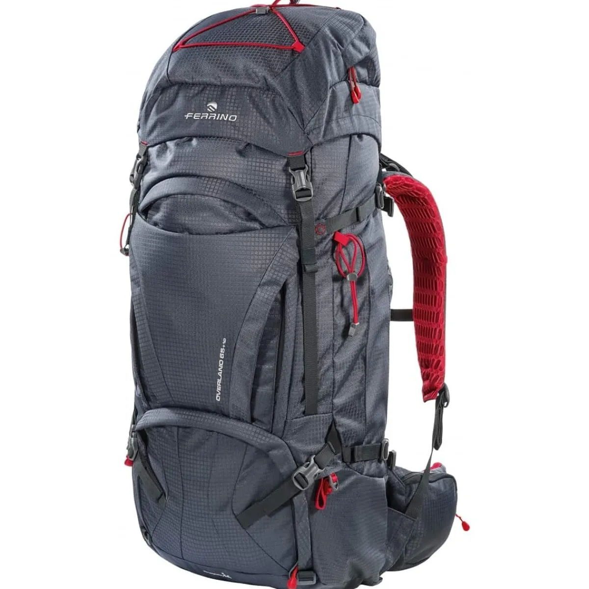 Ferrino Overland 65 + 10 mountaineering backpack Dark Grey Discount