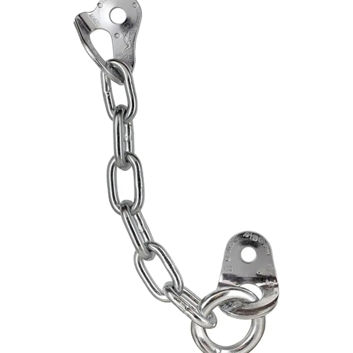 Fixe Reunión D Ecotri zinc belay station 2 hangers + chain + ring Clearance