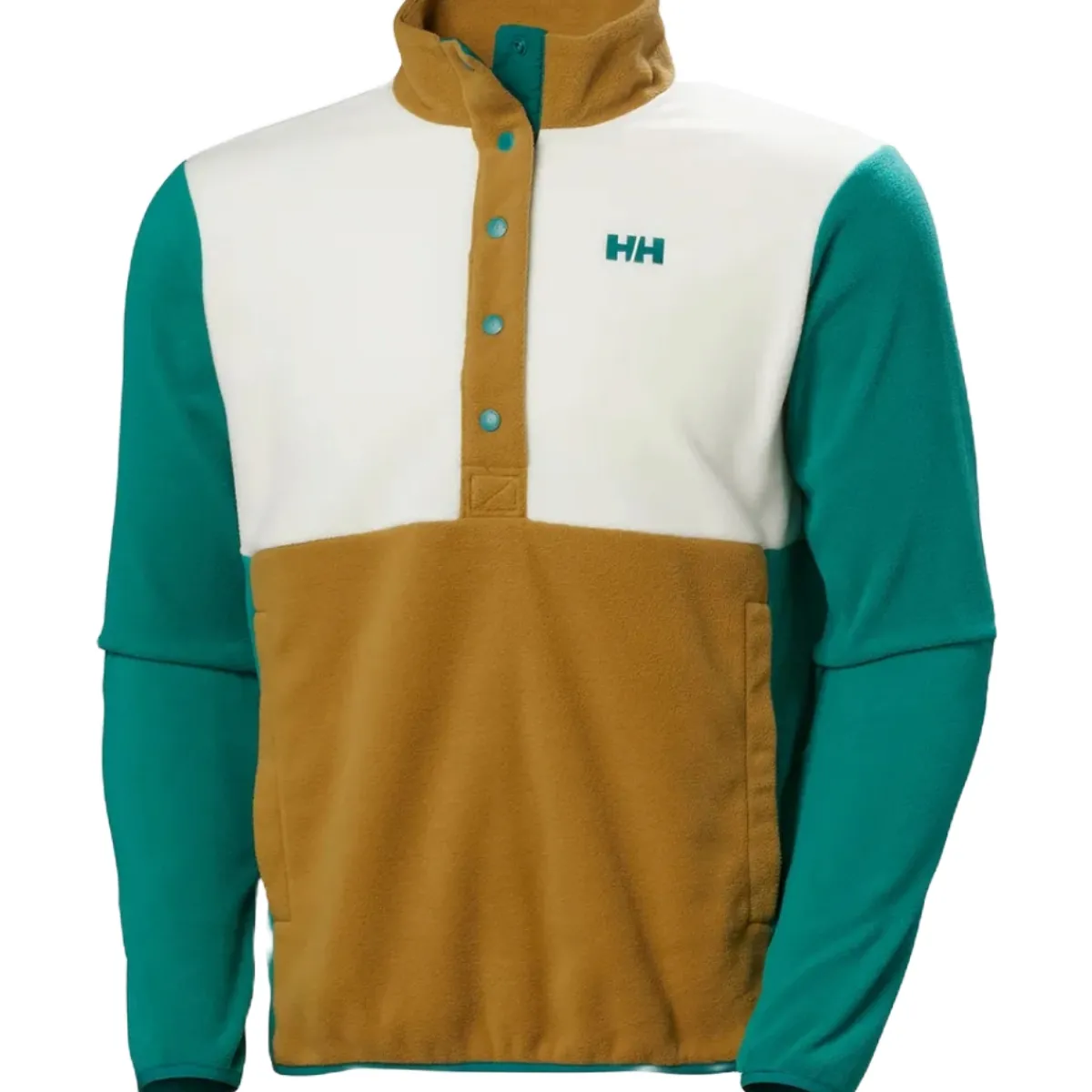 Helly Hansen Daybreaker Snap Pullover Men's fleece sweatshirt Emerald Shop