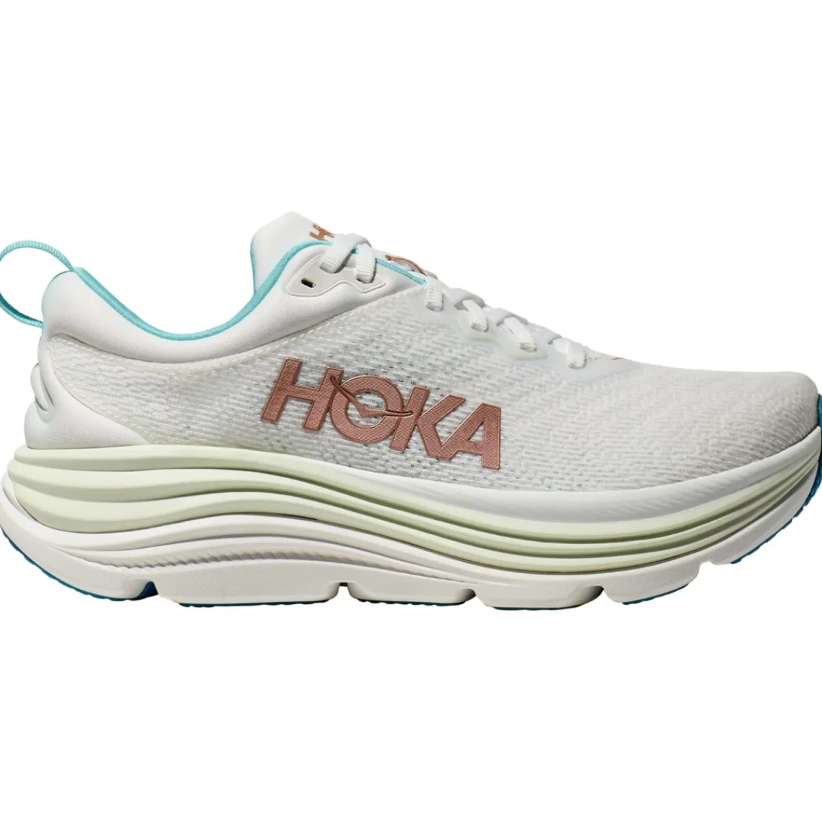 HOKA W Gaviota 5 women's running shoes Frost/Rose Gold New