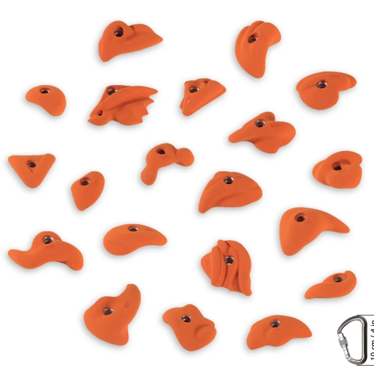 HRT Edges M Size 3 PU set 20 climbing holds Traffic Red New
