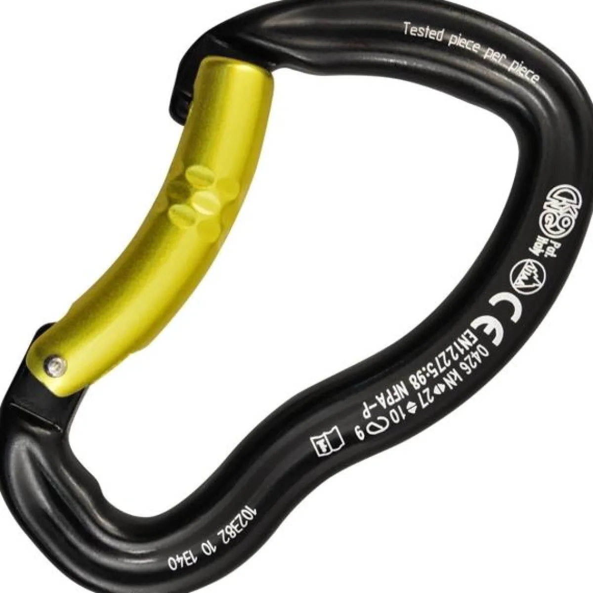 Kong Ergo Bent Gate climbing carabiner with bent gate Flash Sale