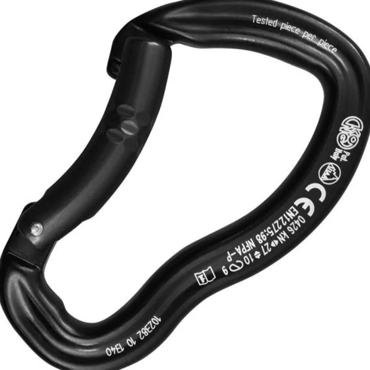 Kong Ergo Bent Gate climbing carabiner with bent gate Flash Sale