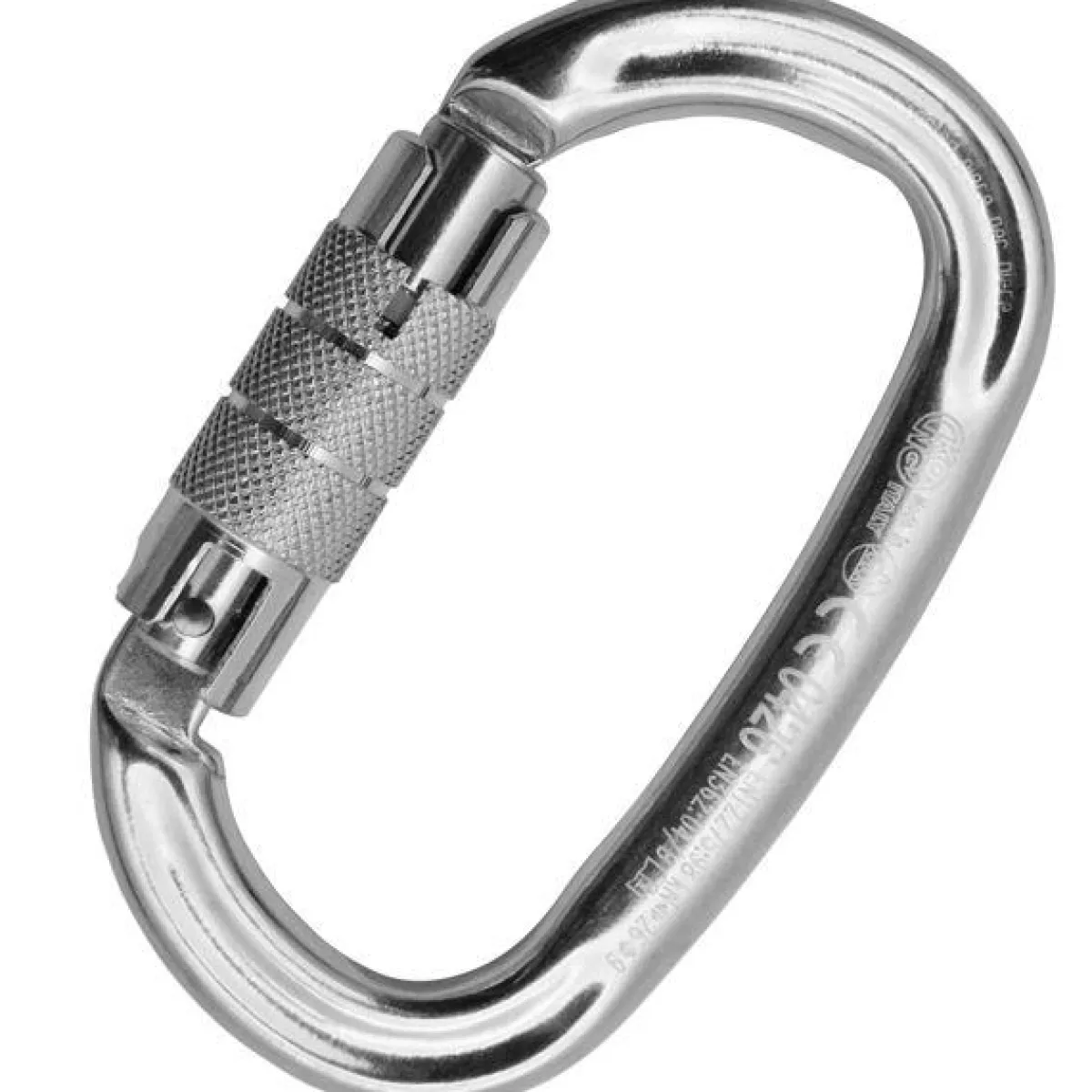 Kong Ovalone Alu Twist-lock climbing carabiner Polished Hot
