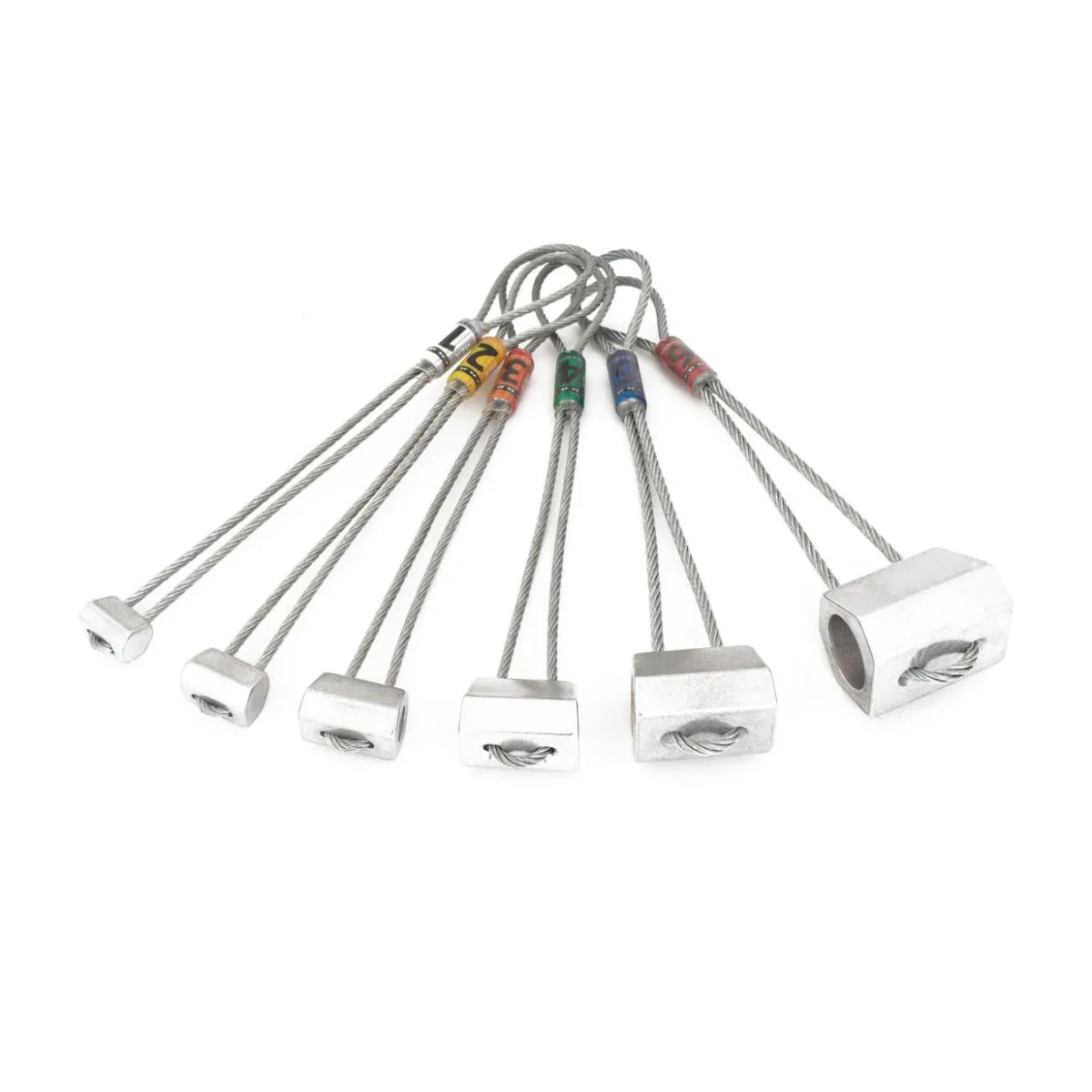 Kouba Hex sizes 1 to 6 stoppers climbing nuts Fashion