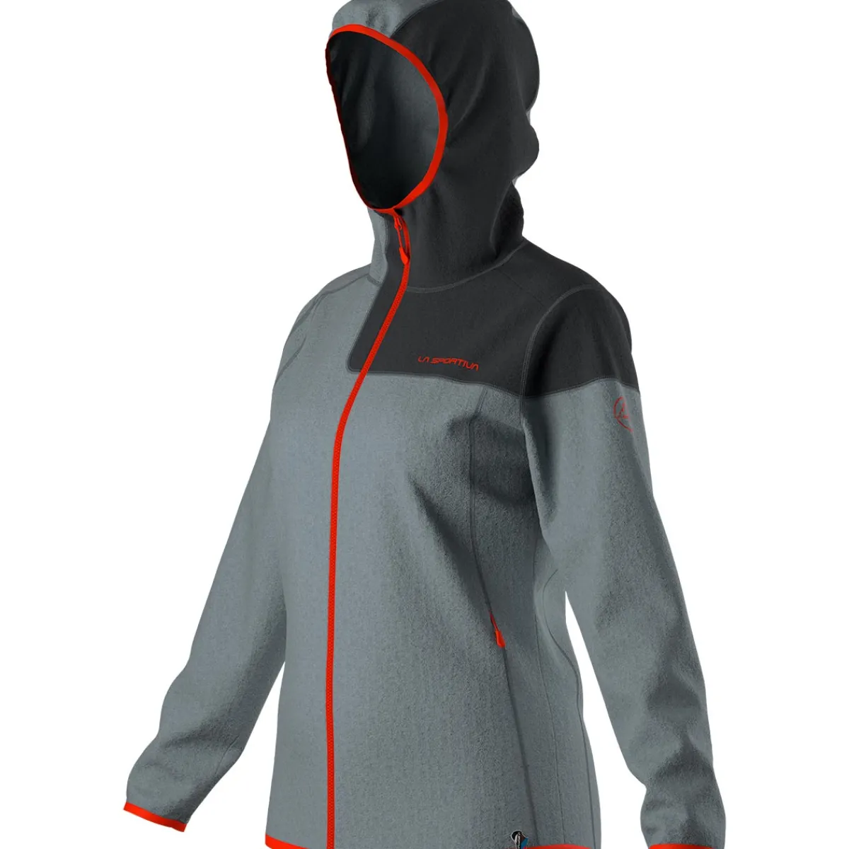 La Sportiva Iride Hoody W Women's technical polar fleece Forest/Green Banana Shop