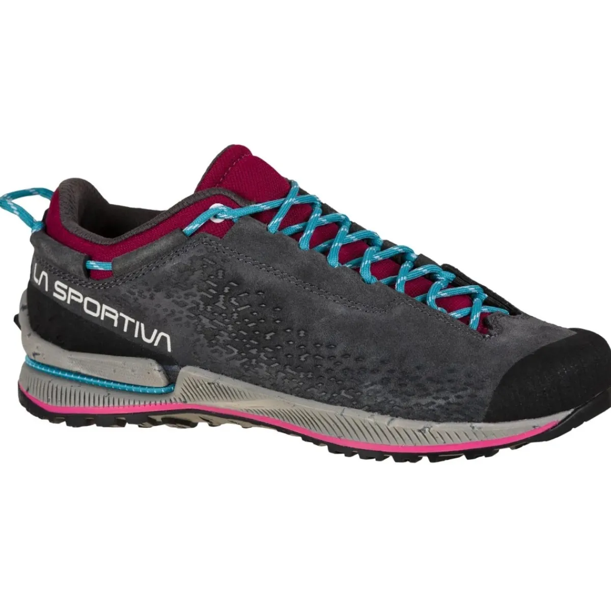 La Sportiva TX2 Evo Leather Woman women's approach shoes Carbon/Red Plum Shop