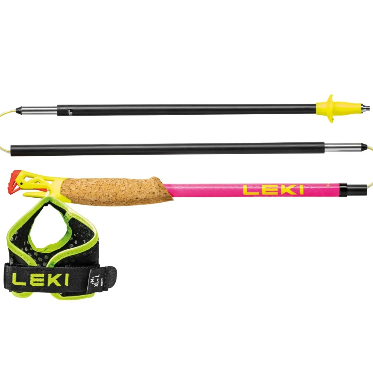 LEKI Ultratrail FX One Superlite trail running poles Bright Red Shop