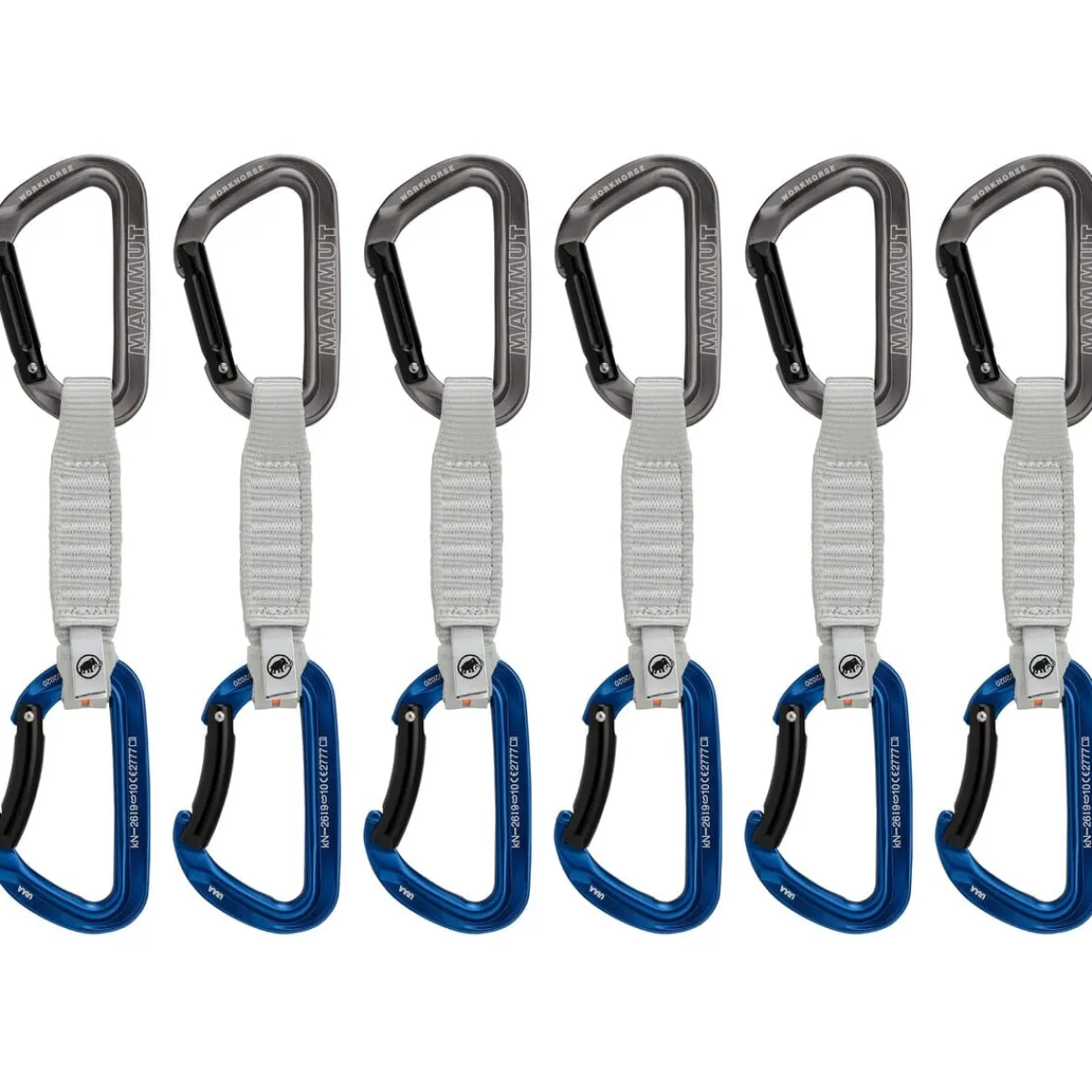 Mammut Workhorse Keylock 6-Pack Quickdraws climbing quickdraws Cheap