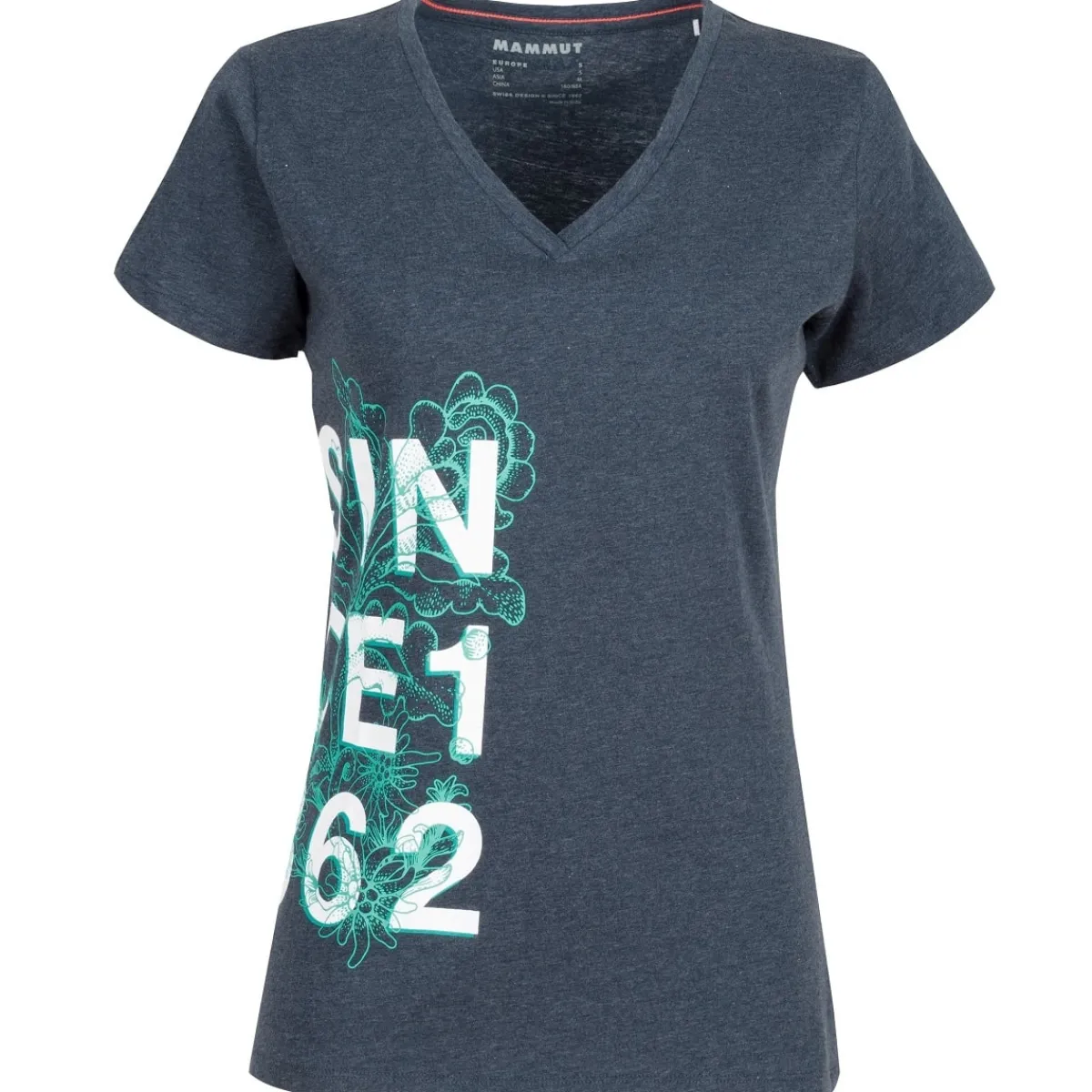 Mammut Zephira T-Shirt Women Marine melange Fashion