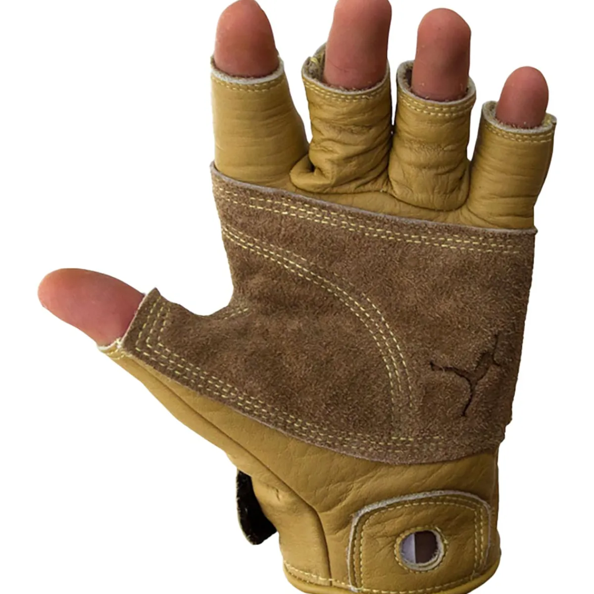 Metolius Climbing Glove 3/4 Finger natural belay and via ferrata gloves Store