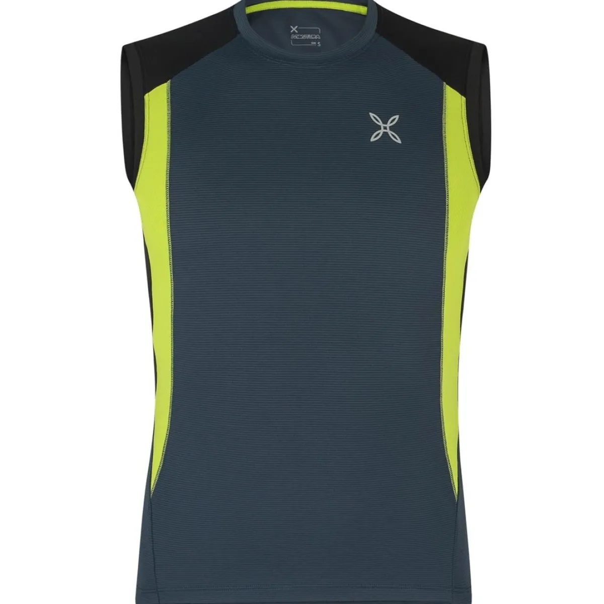 Montura Outdoor Fast Canotta men's vest top Deep Blue/Verde Lime Outlet