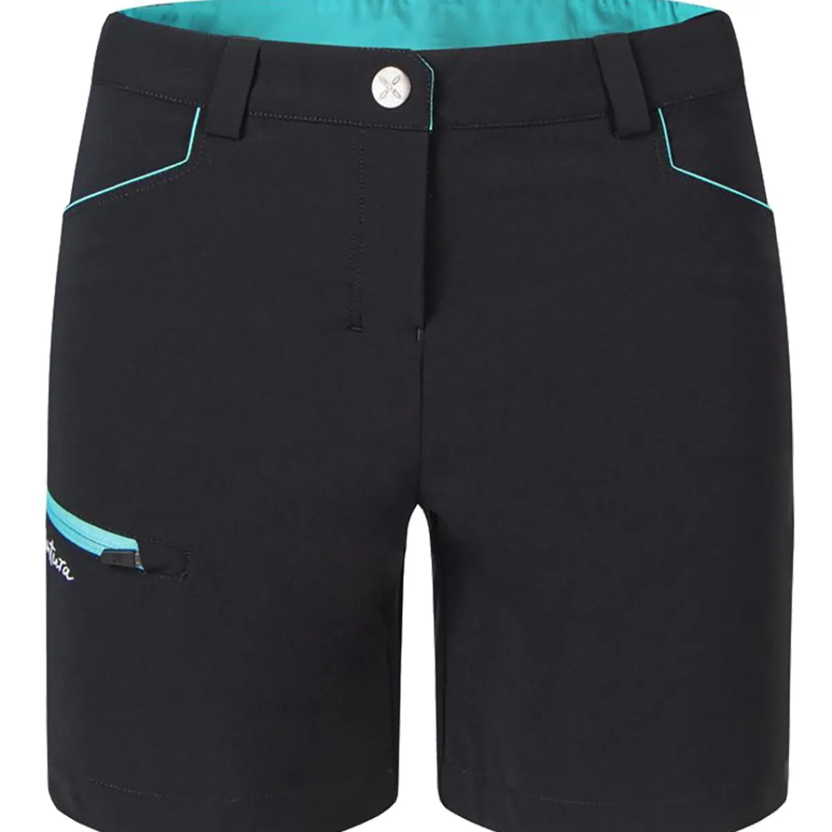 Montura Safari Bermuda Woman women's shorts Black/Care Blue Fashion