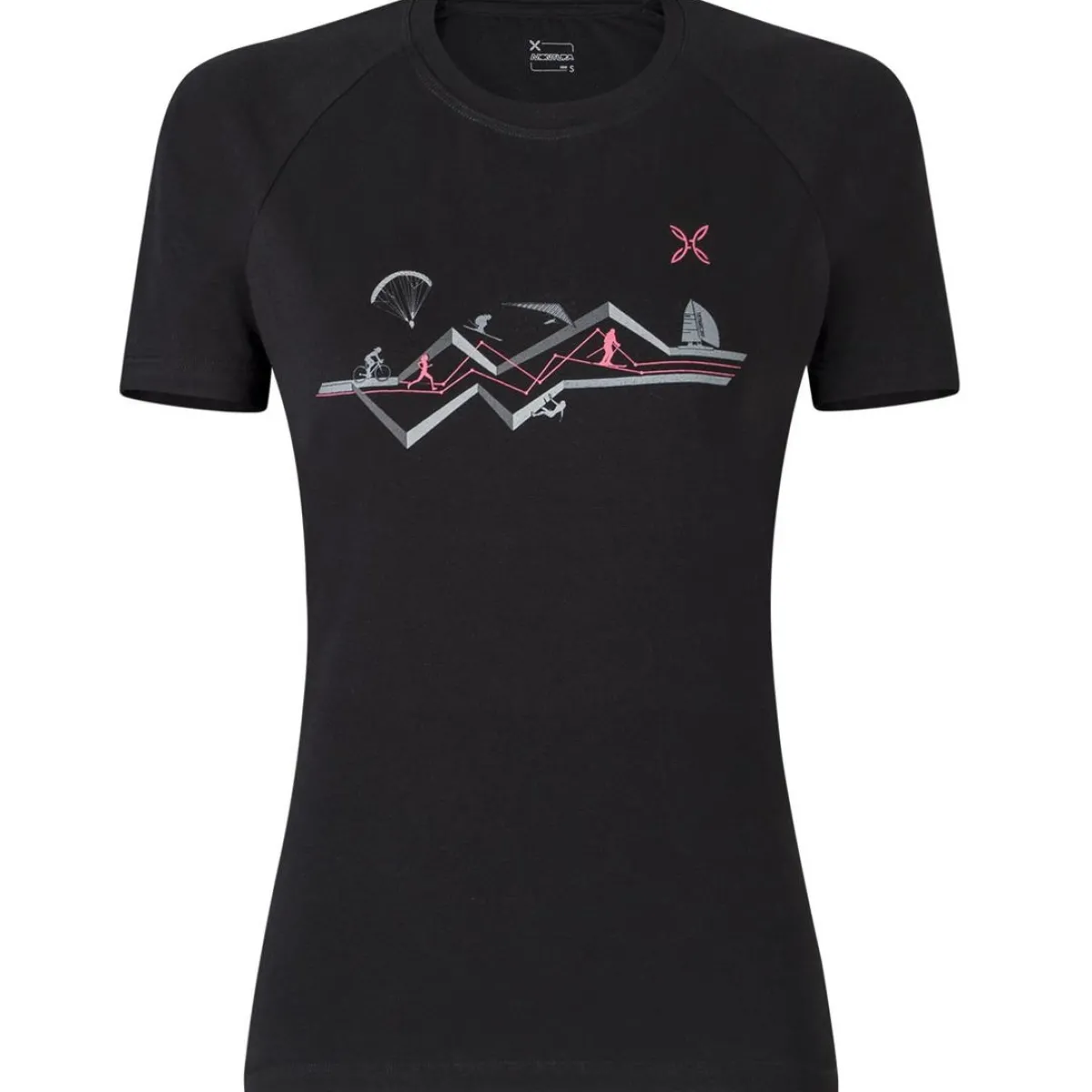 Montura Sporty 2 T-Shirt W women's t-shirt Baltic/Bianco Online