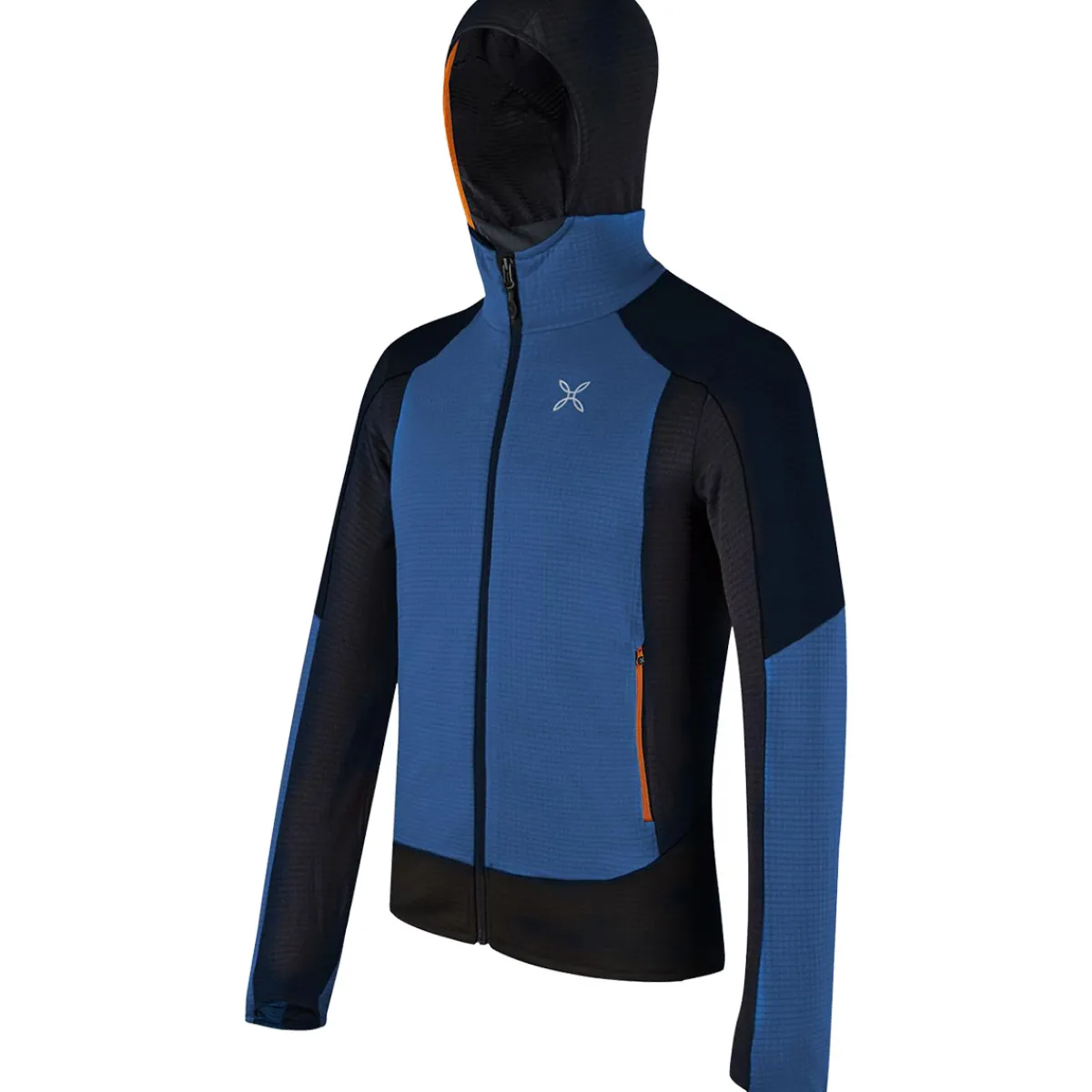 Montura Stretch Color 2 Men's Polar Fleece Deep Blue/Mandarino Best