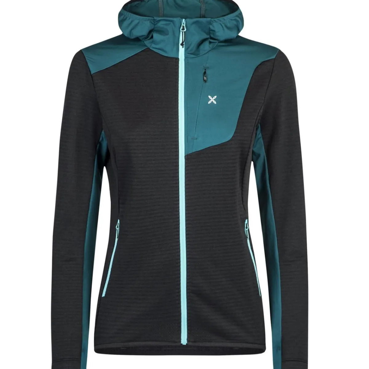 Montura Thermal Grid Pro Hoody Maglia women's technical polar fleece Nero/Tobacco Hot