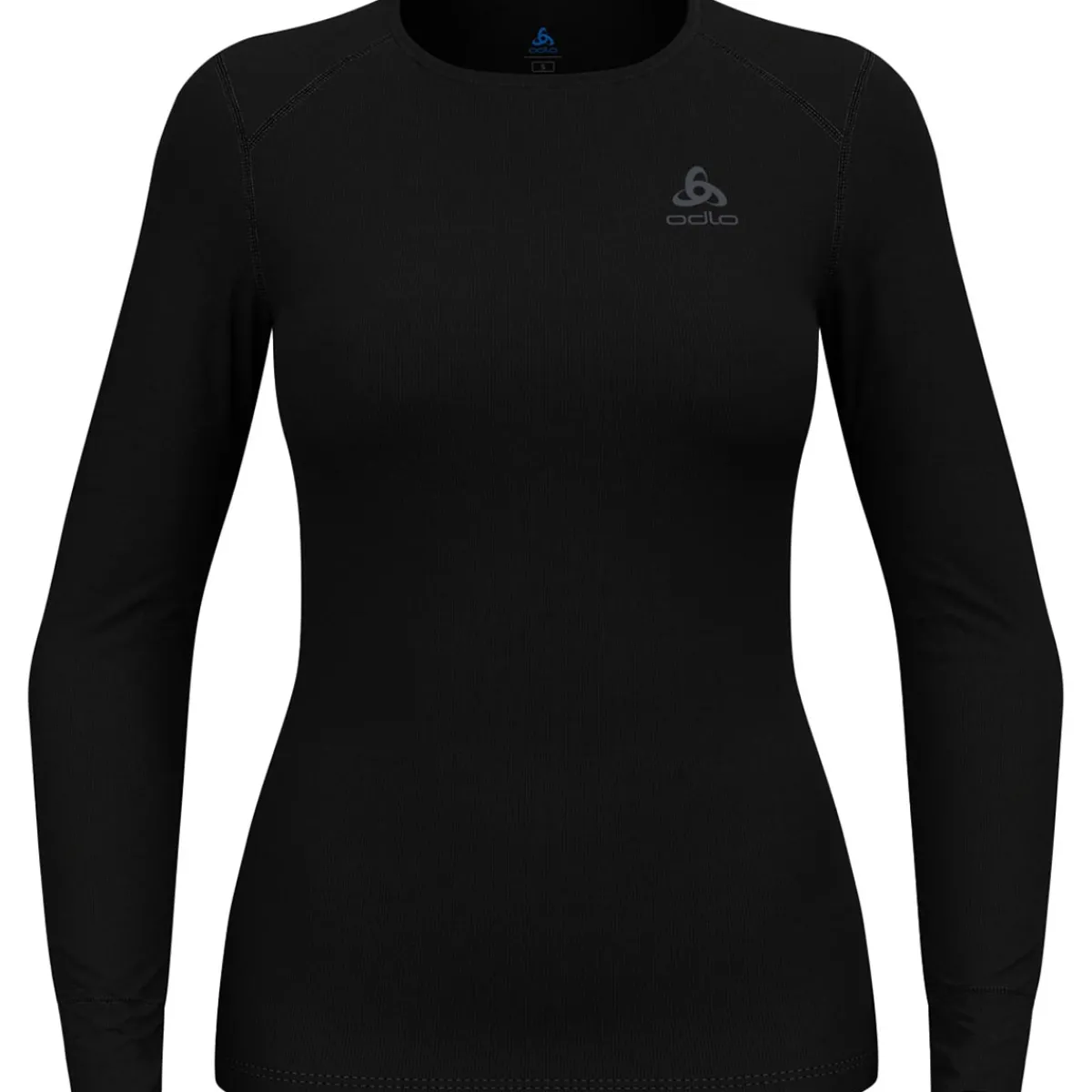 Odlo Warm Top L/S Crew Neck W women's long sleeve layer top Black Clearance