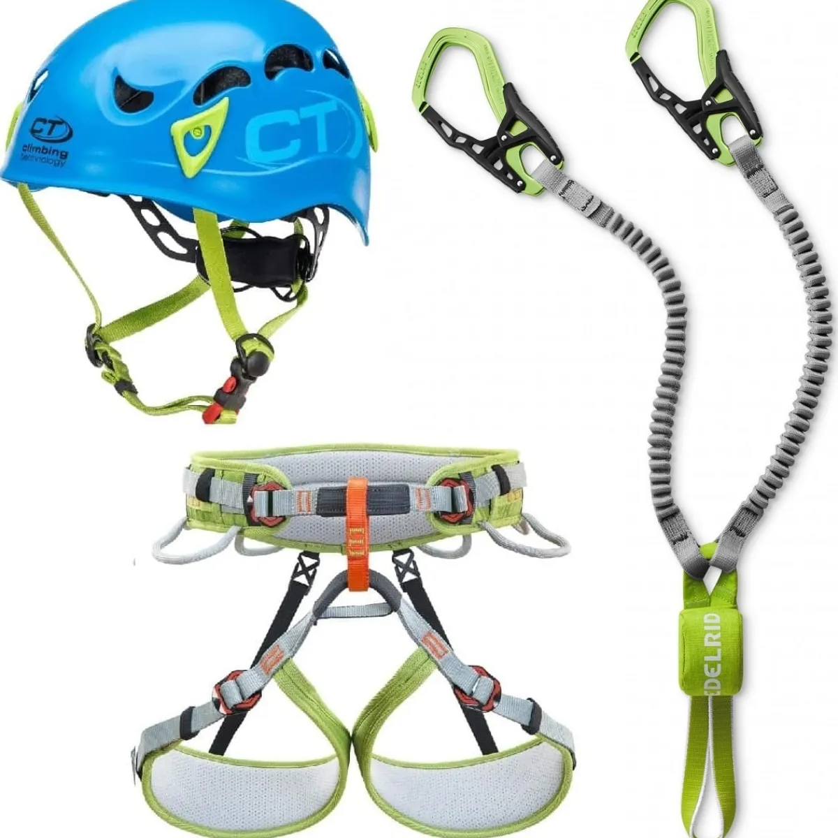 Oliunìd Deal Kit Cable Kit VI + helmet and harness via ferrata kit Sale