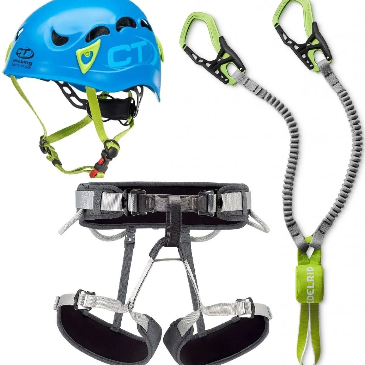 Oliunìd Deal Kit Cable Kit VI + helmet and harness via ferrata kit Sale