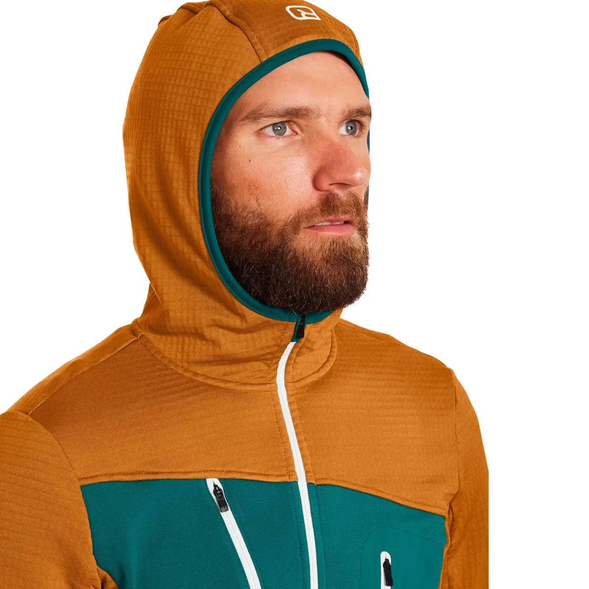 Ortovox Fleece Grid Hoody M men's technical polar fleece Sweet Alison Shop