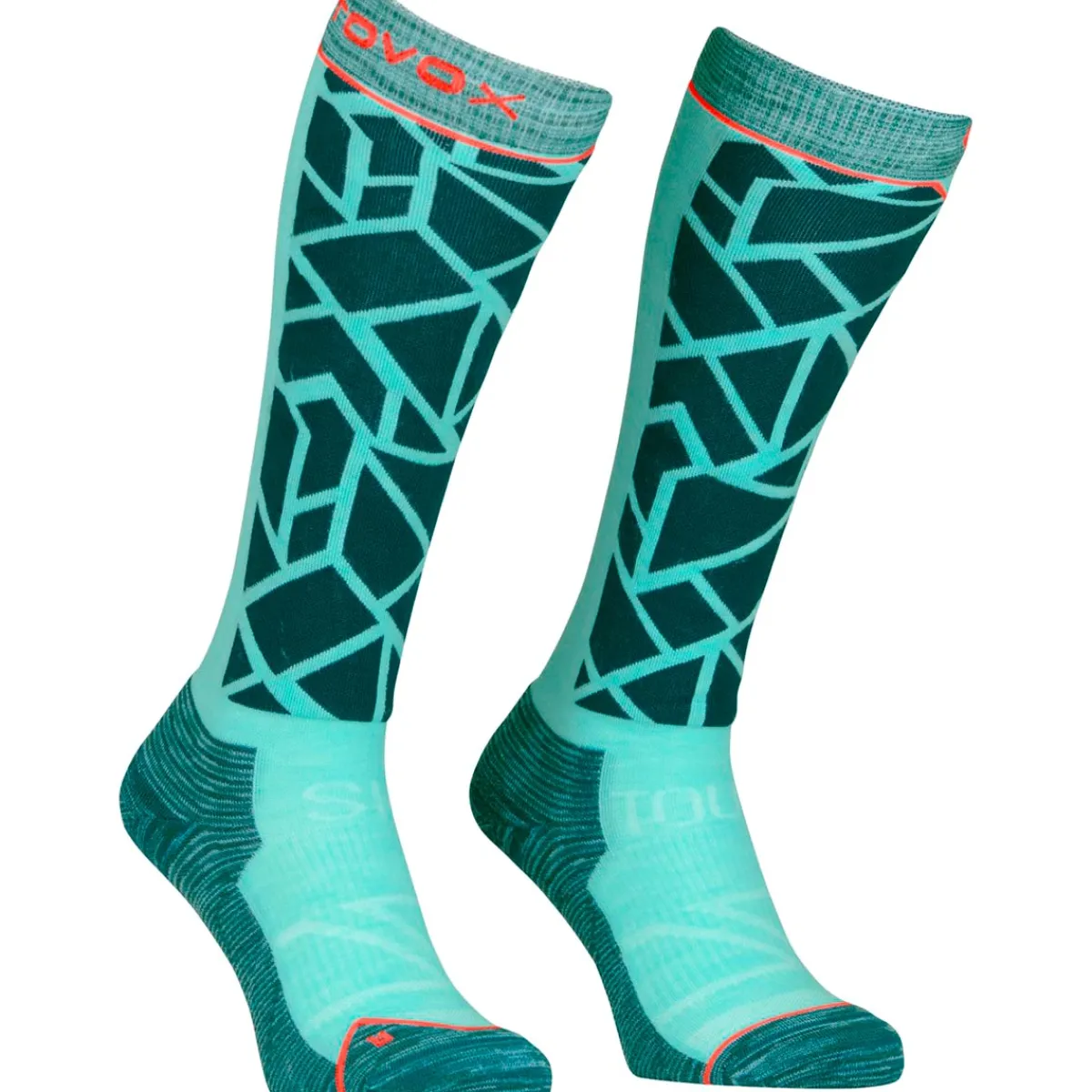 Ortovox Ski Tour Comp Long Socks W women's merino socks Dark Pacific Sale
