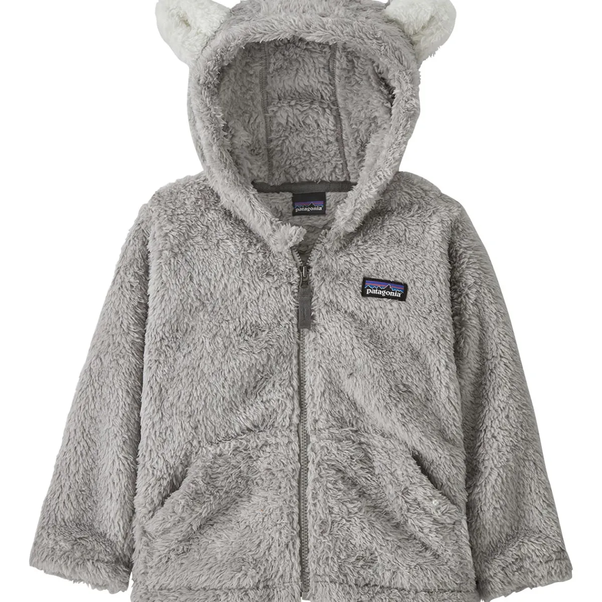 Patagonia Baby Furry Friends Hoody kids' technical polar fleece Utility Blue Hot