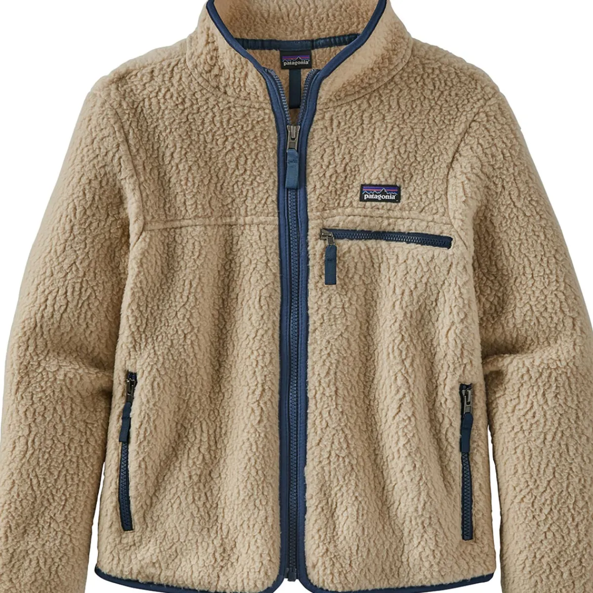 Patagonia Girls' Retro Pile Jacket kid's jacket El Cap Khaki Store
