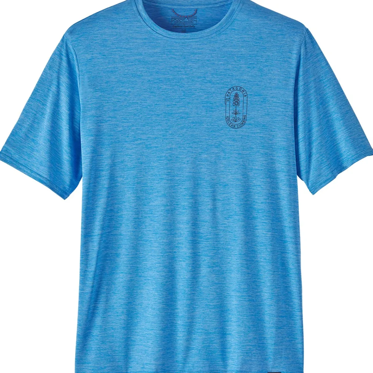 Patagonia M's Cap Cool Daily Graphic Shirt Lands Men's t-shirt Clean Climb Bloom: Vessel Blue X-Dye New