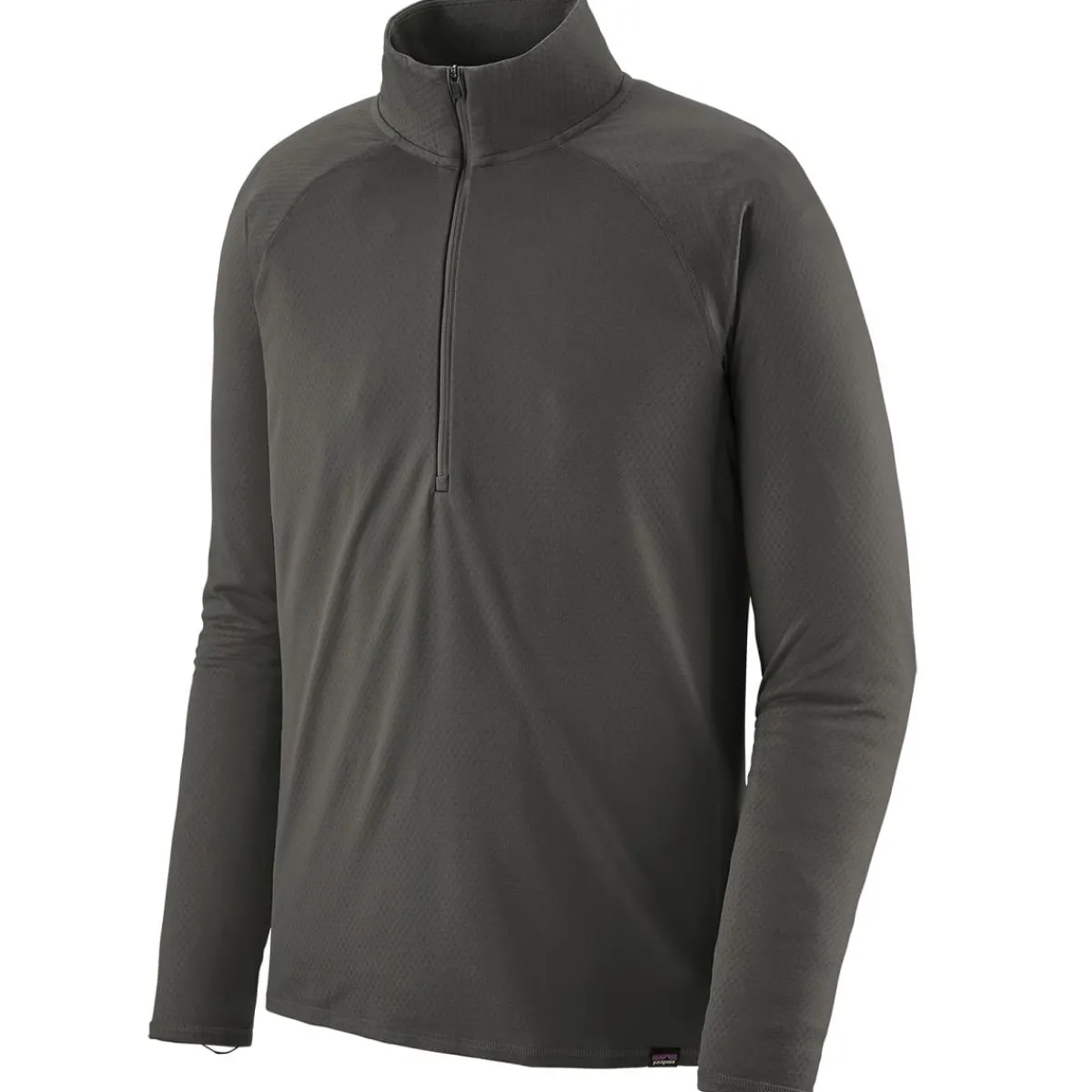 Patagonia M's Cap MW Zip-Neck men's long-sleeved t-shirt Black Sale