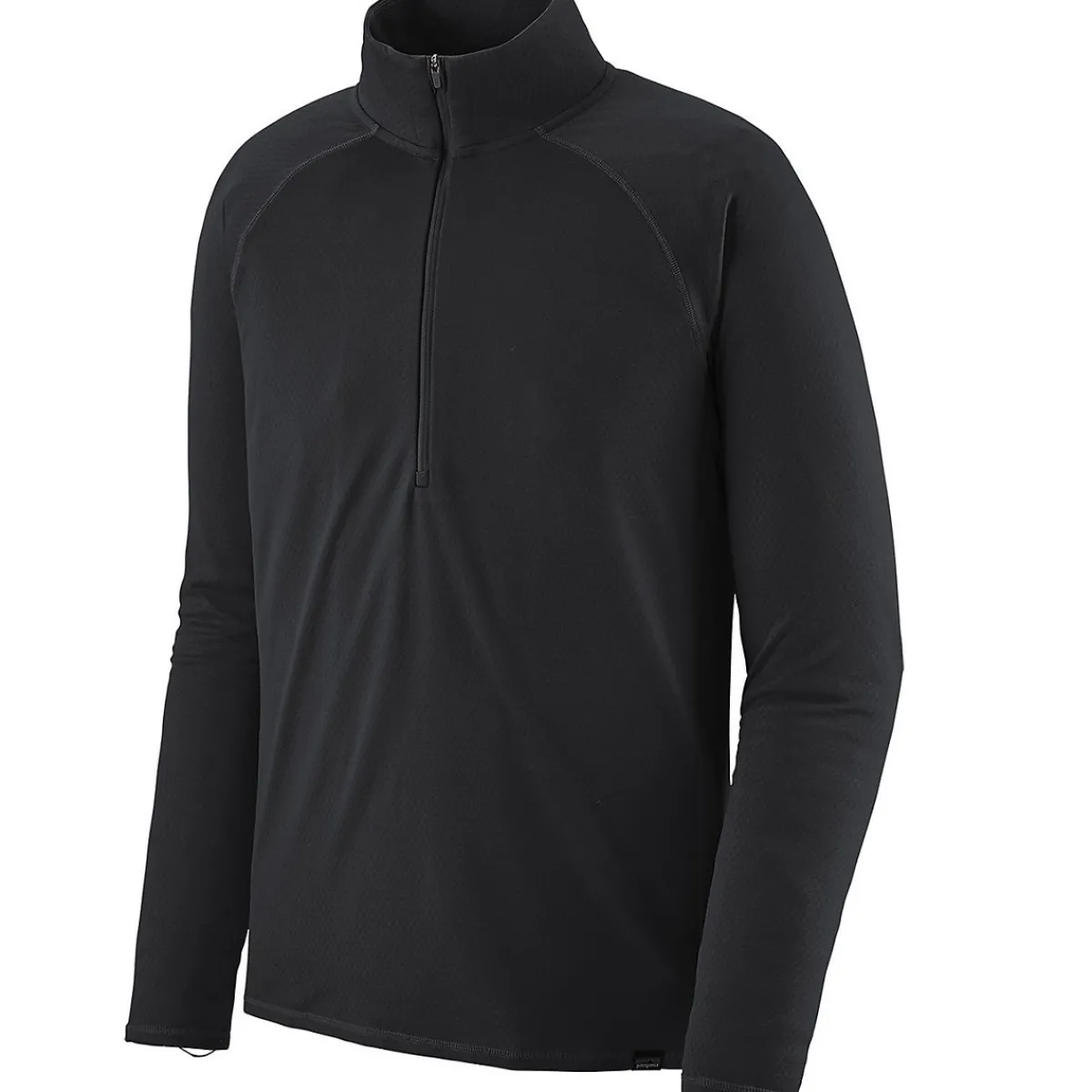 Patagonia M's Cap MW Zip-Neck men's long-sleeved t-shirt Black Sale